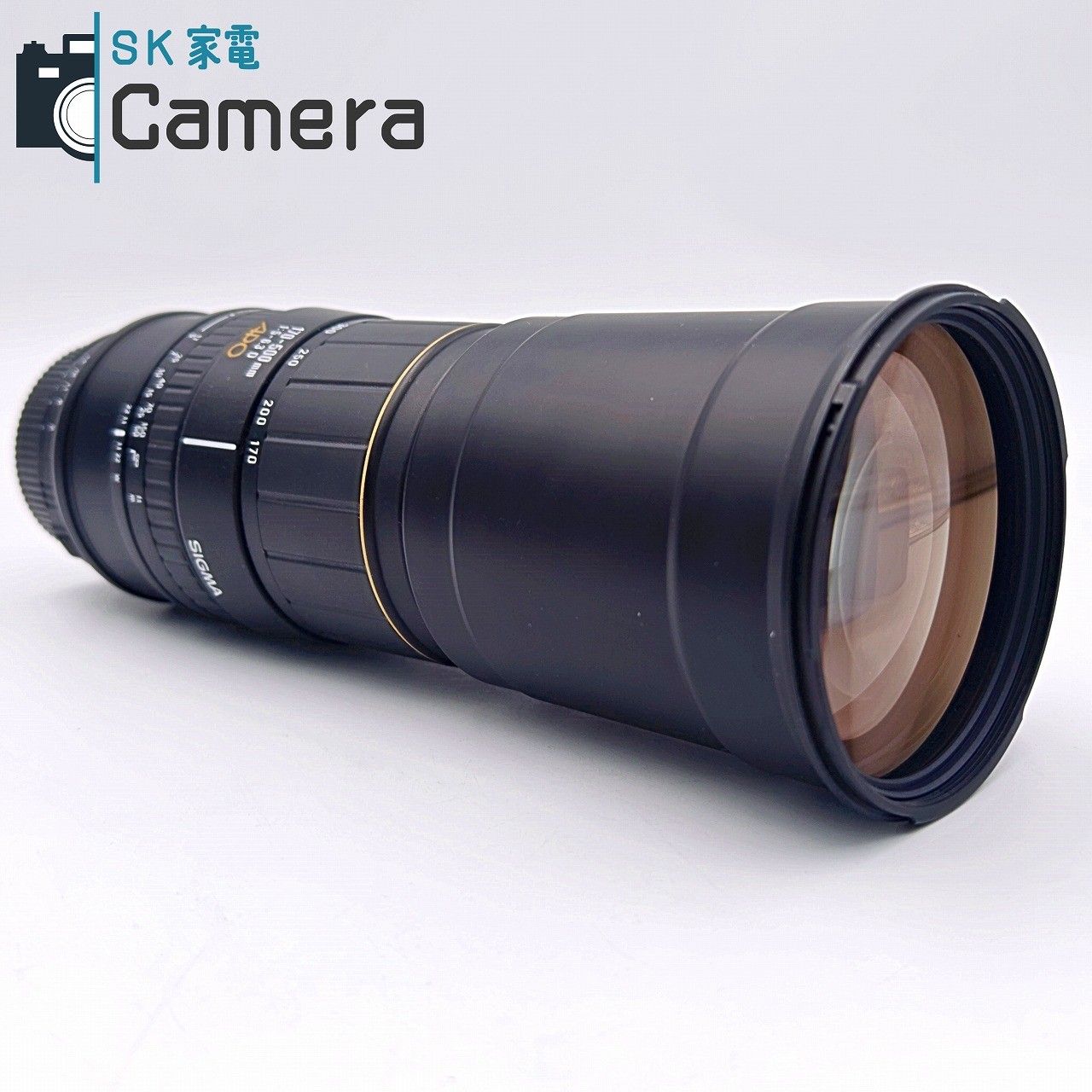 中古】 SIGMA 170-500mm F5-6.3 D APO ニコンF用 シグマ フード付 
