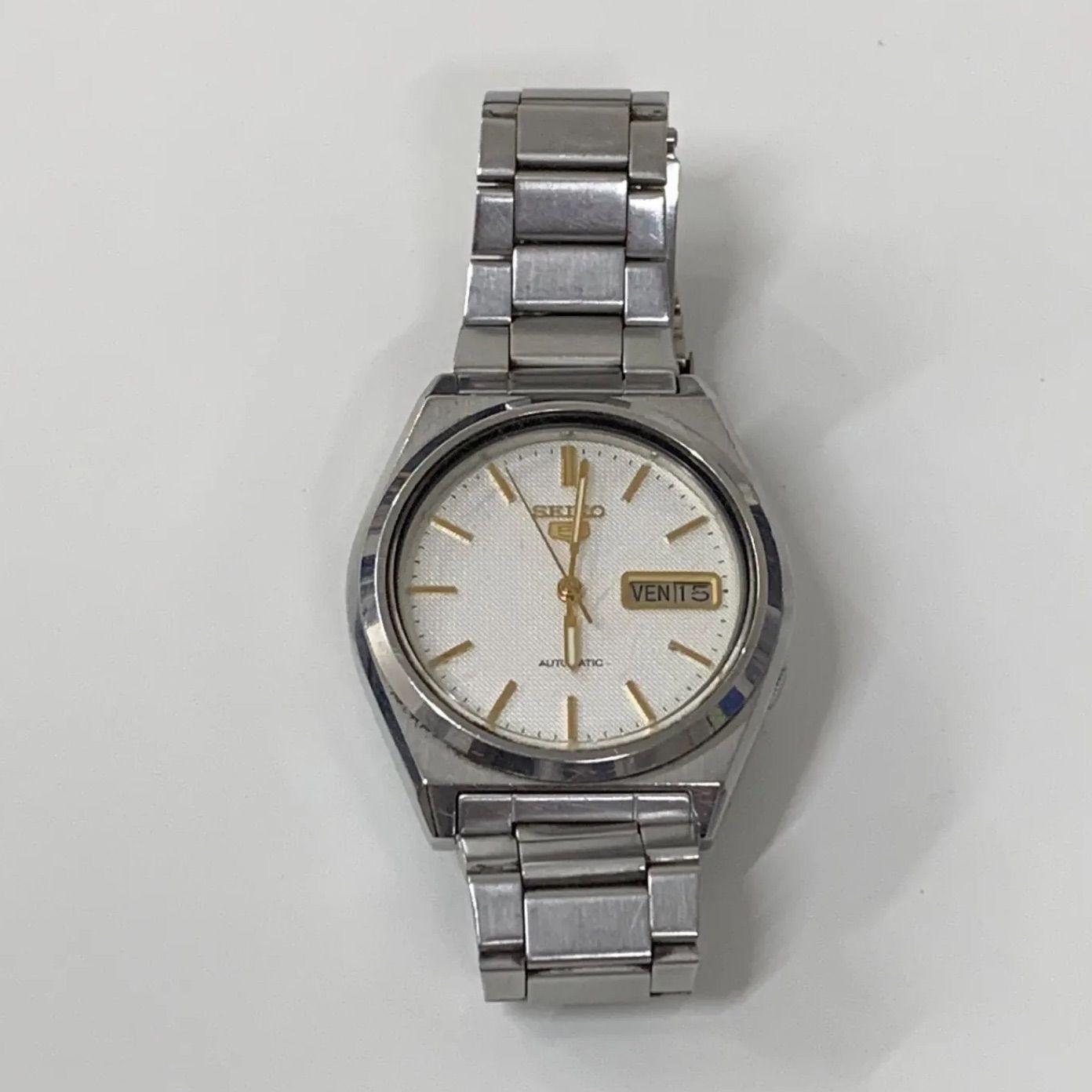 【稼働品】SEIKO セイコー AUTOMATIC 7009-876A 自動巻き 腕時計 シルバー K640-2