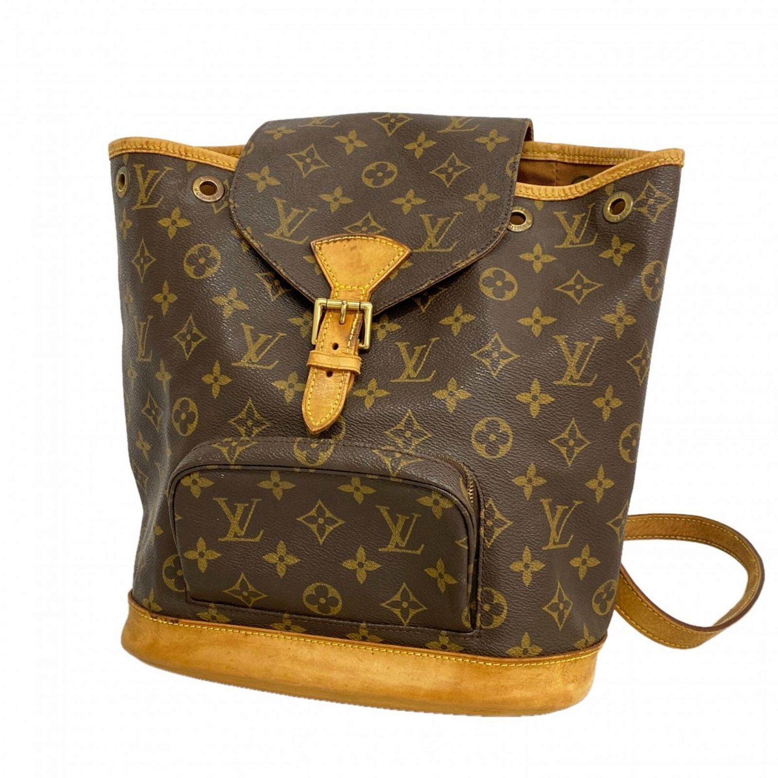 ルイ・ヴィトン(Louis Vuitton) ルイ・ヴィトン リュック・デイパック モノグラム モンスリMM M51136 ブラウンレディース