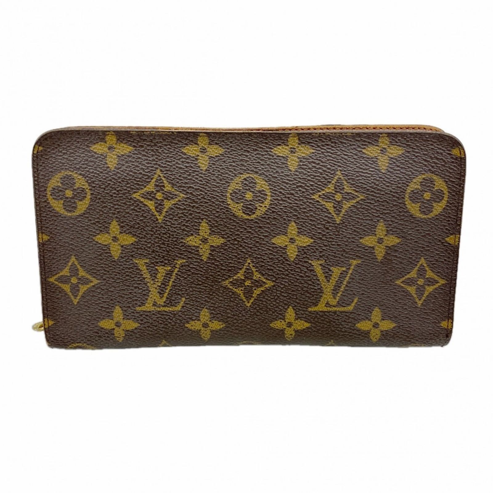 ルイ・ヴィトン(Louis Vuitton) ルイ・ヴィトン 長財布 モノグラム ポルトモネジップ M61727 ブラウンレディース