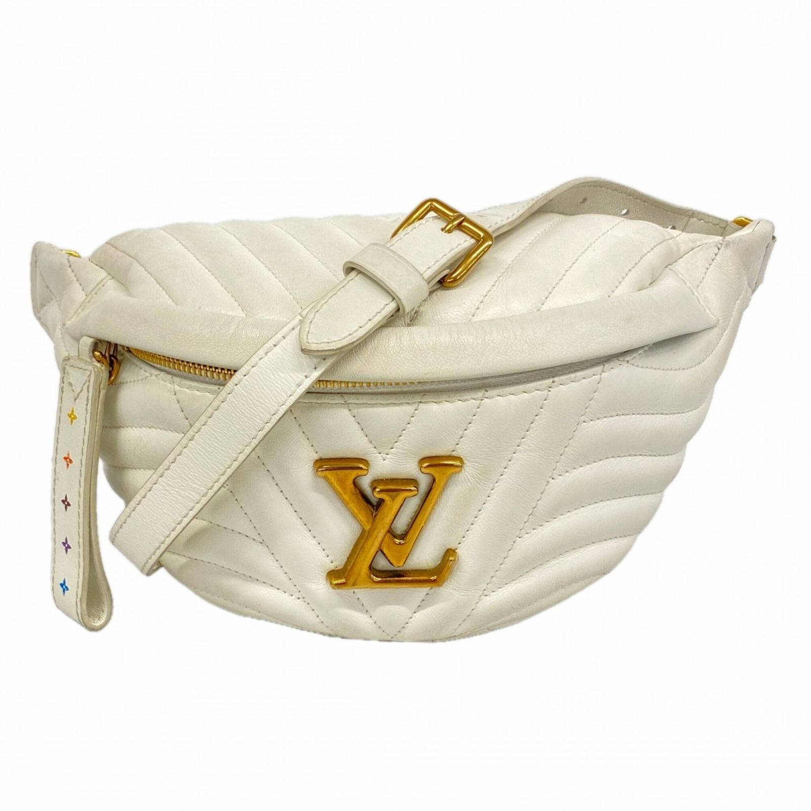 ルイ・ヴィトン(Louis Vuitton) ルイ・ヴィトン バッグ・ウエストバッグ ニューウェーブバムバッグ M53861 ホワイトレディース