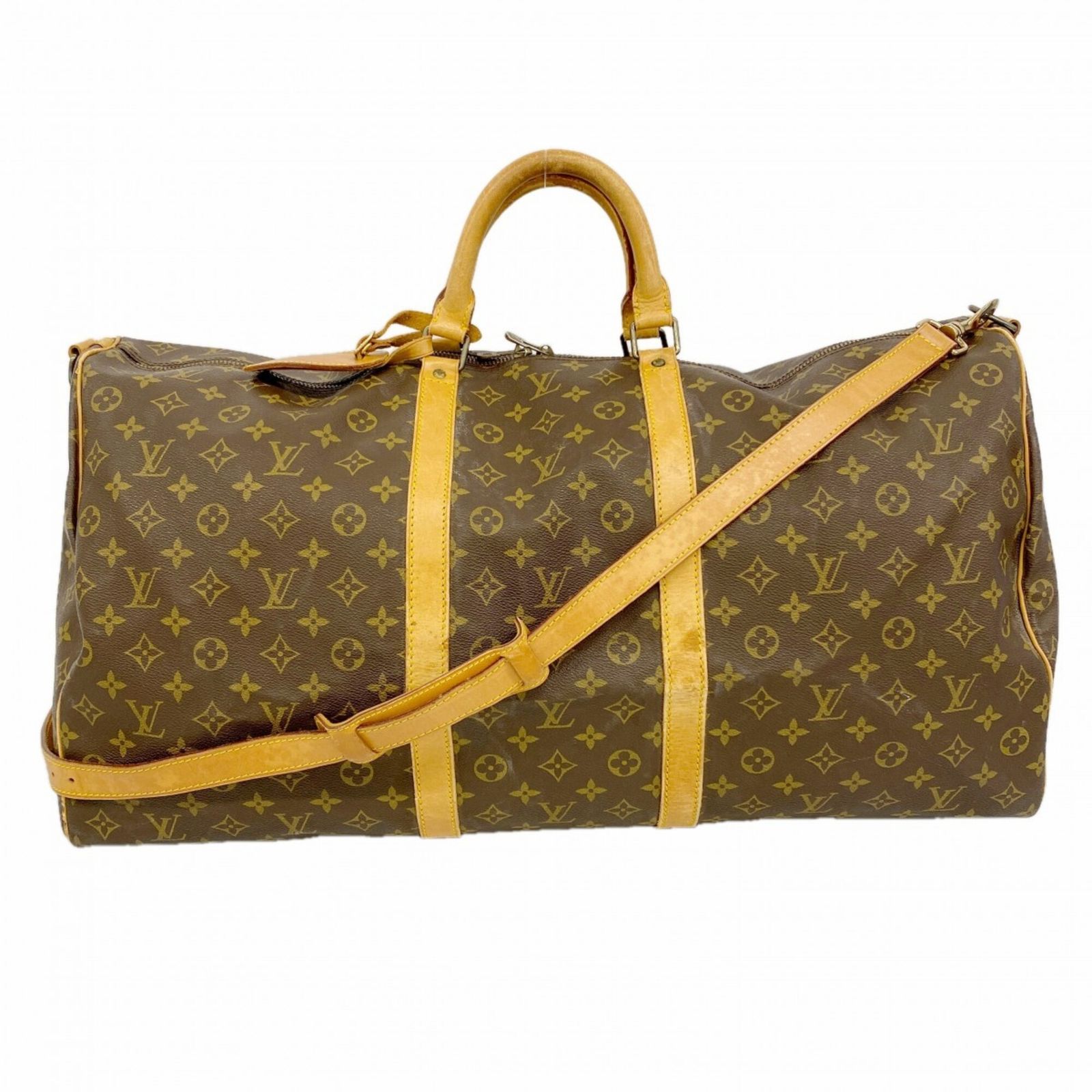 ルイ・ヴィトン(Louis Vuitton) ルイ・ヴィトン バッグ・ボストンバッグ モノグラム キーポルバンドリエール60 M41412 ブラウンメンズ レディース