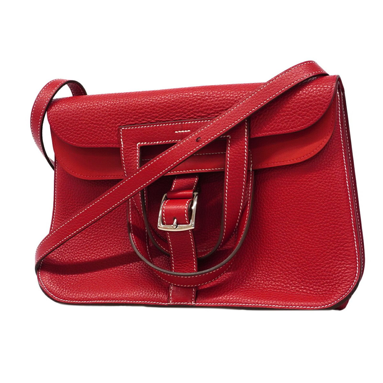 エルメス(Hermes) エルメス ハンドバッグ アルザン31 トリヨンクレマンス ルージュカザック A刻印 2wayバッグレディース