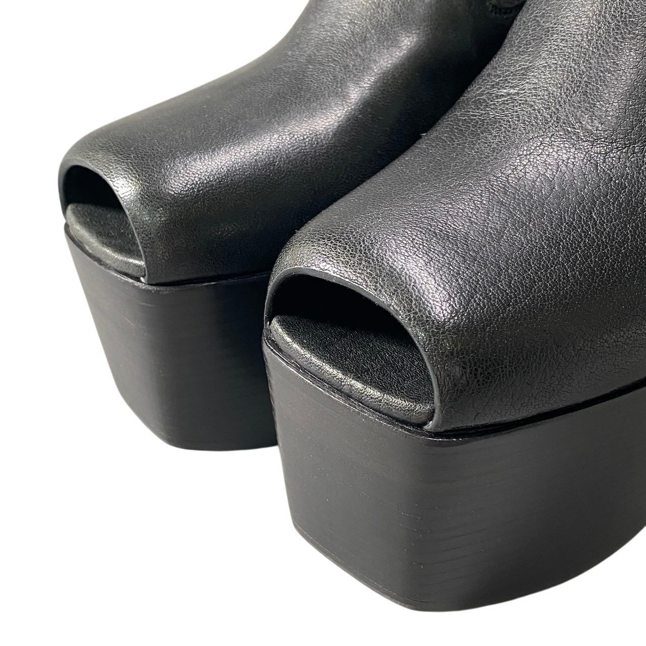 f12《極美品》 Rick Owens リックオウエンス オープントゥ キスブーツ