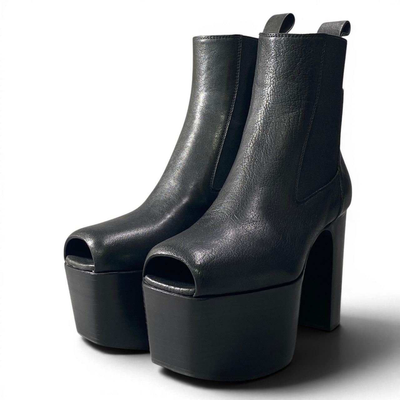 f12《極美品》 Rick Owens リックオウエンス オープントゥ キスブーツ