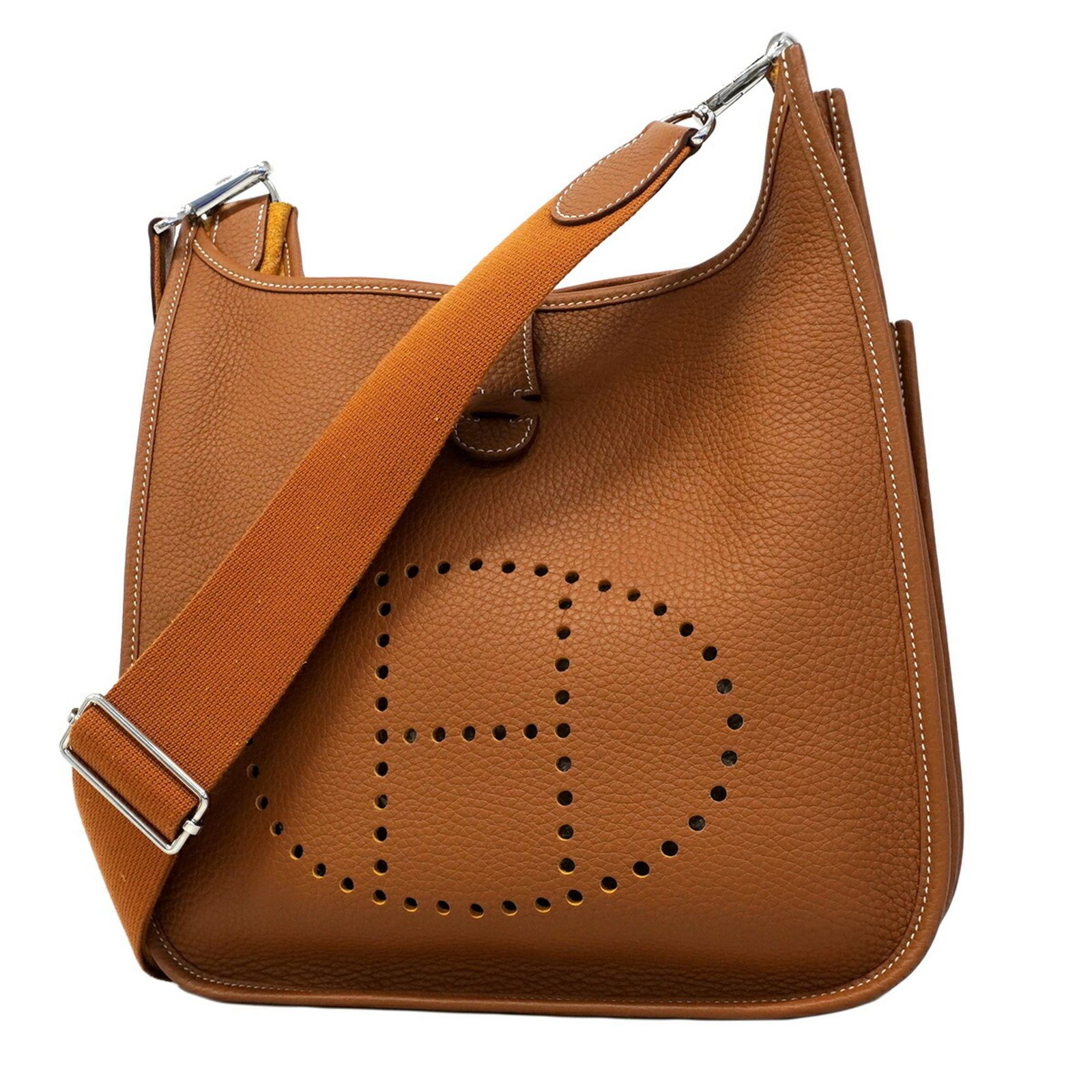エルメス(Hermes) エルメス ショルダーバッグ エヴリン3PM トリヨンクレマンス ゴールド K刻印レディース
