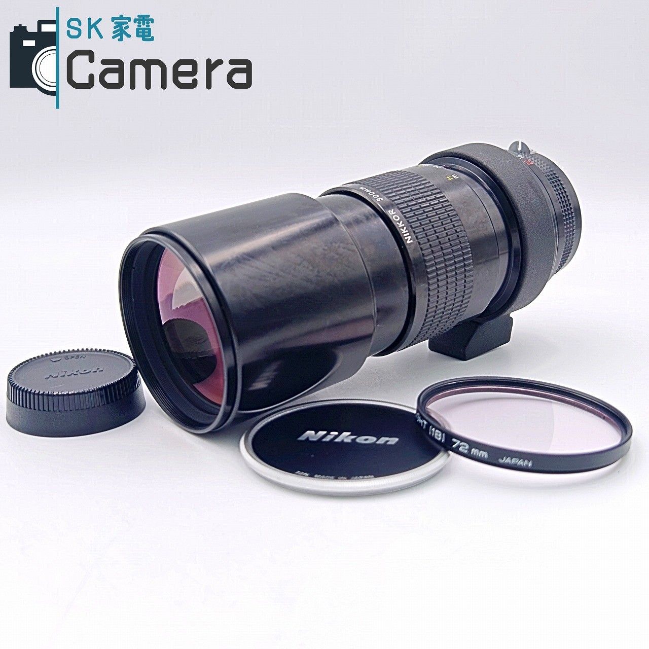 【中古】 Nikon NIKKOR 300ｍｍ F2.8 F4.5 非Ai メタルキャップ付 ニコン 良