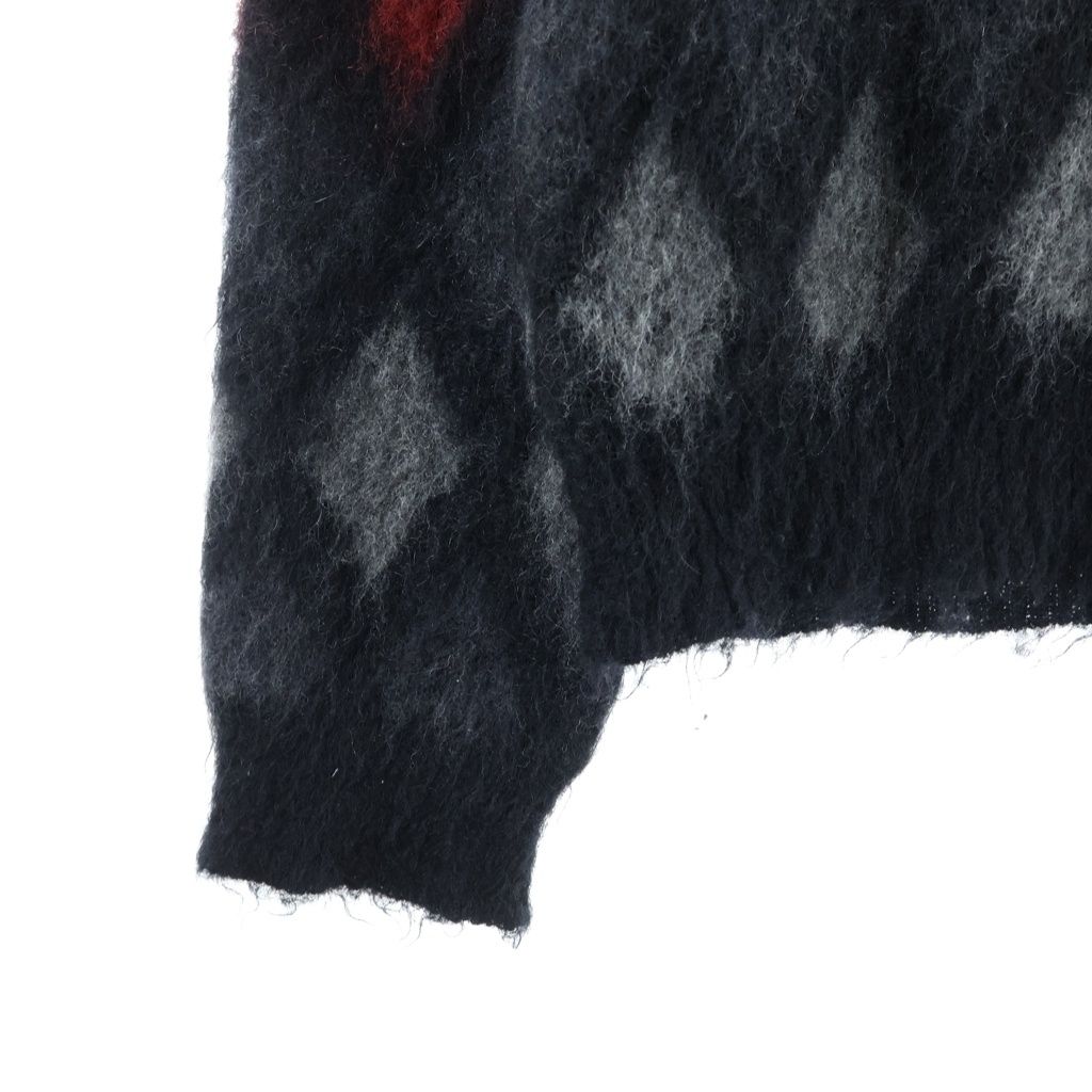 WACKO MARIA (ワコマリア) 14AW モヘア ダイアモンドチェック クルー 