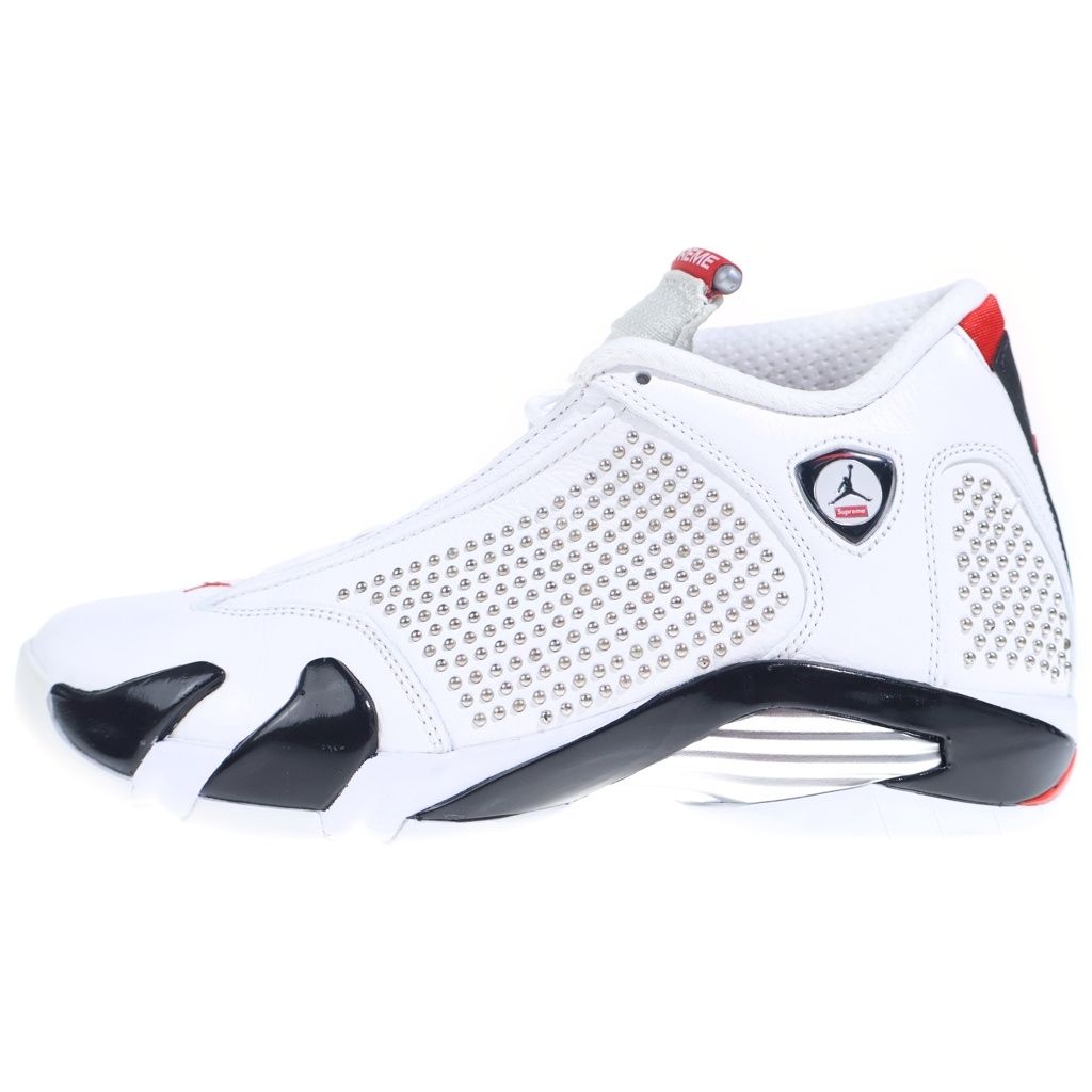 SUPREME (シュプリーム) 19SS ×NIKE AIR JORDAN 14 RETRO BV7630-106 シュプリーム エアジョーダン14 ハイカットスニーカー ホワイト US9/27.0cm