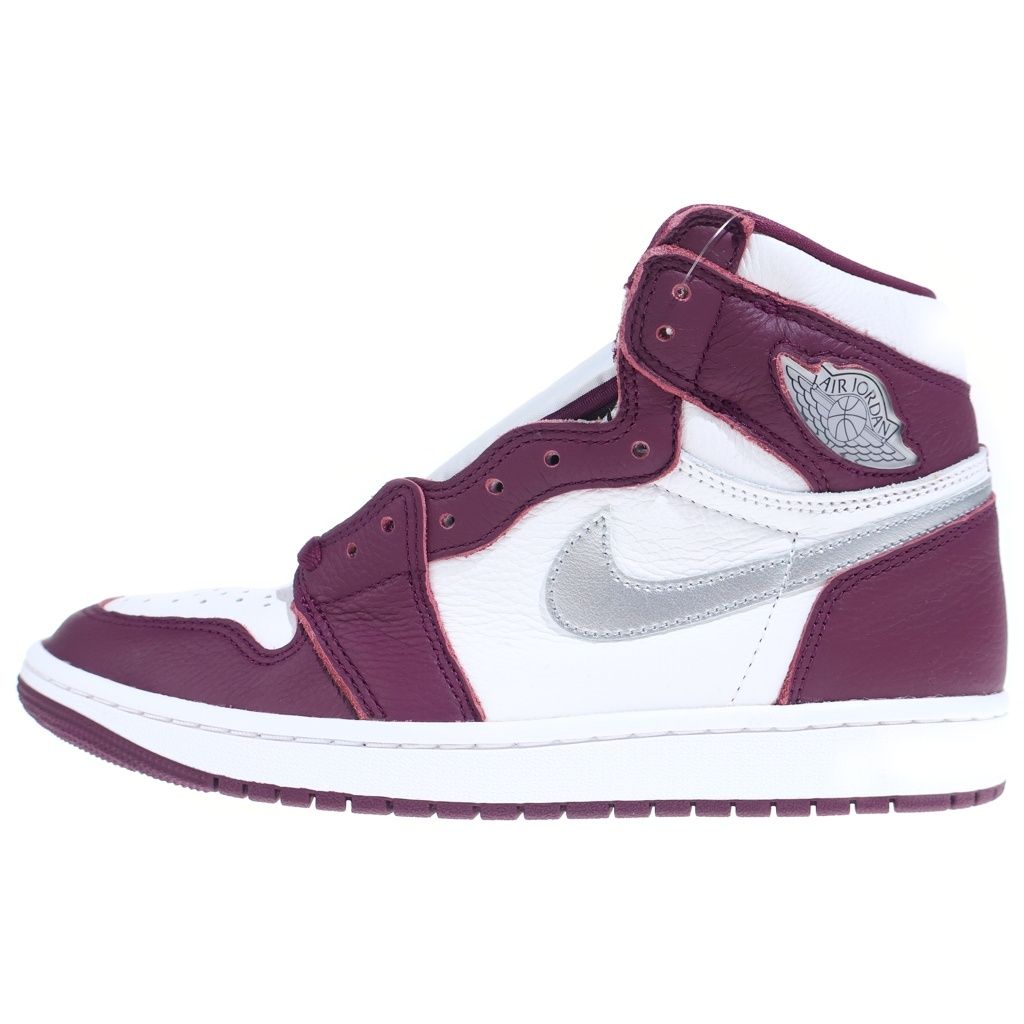 NIKE (ナイキ) AIR JORDAN 1 HIGH OG Bordeaux 555088-611 エアジョーダン1 ハイ ボルドー ハイカットスニーカーシューズ ボルドー/ホワイト US9/27cm