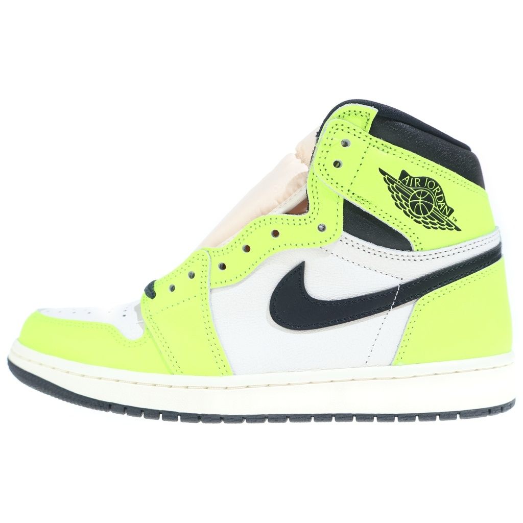 NIKE (ナイキ) AIR JORDAN 1 RETRO HIGH OG VOLT VISIONAIRE 555088-702 エアジョーダン1 レトロ ボルト ヴィジョネア ハイカットスニーカー イエロー/ホワイト US9/27cm