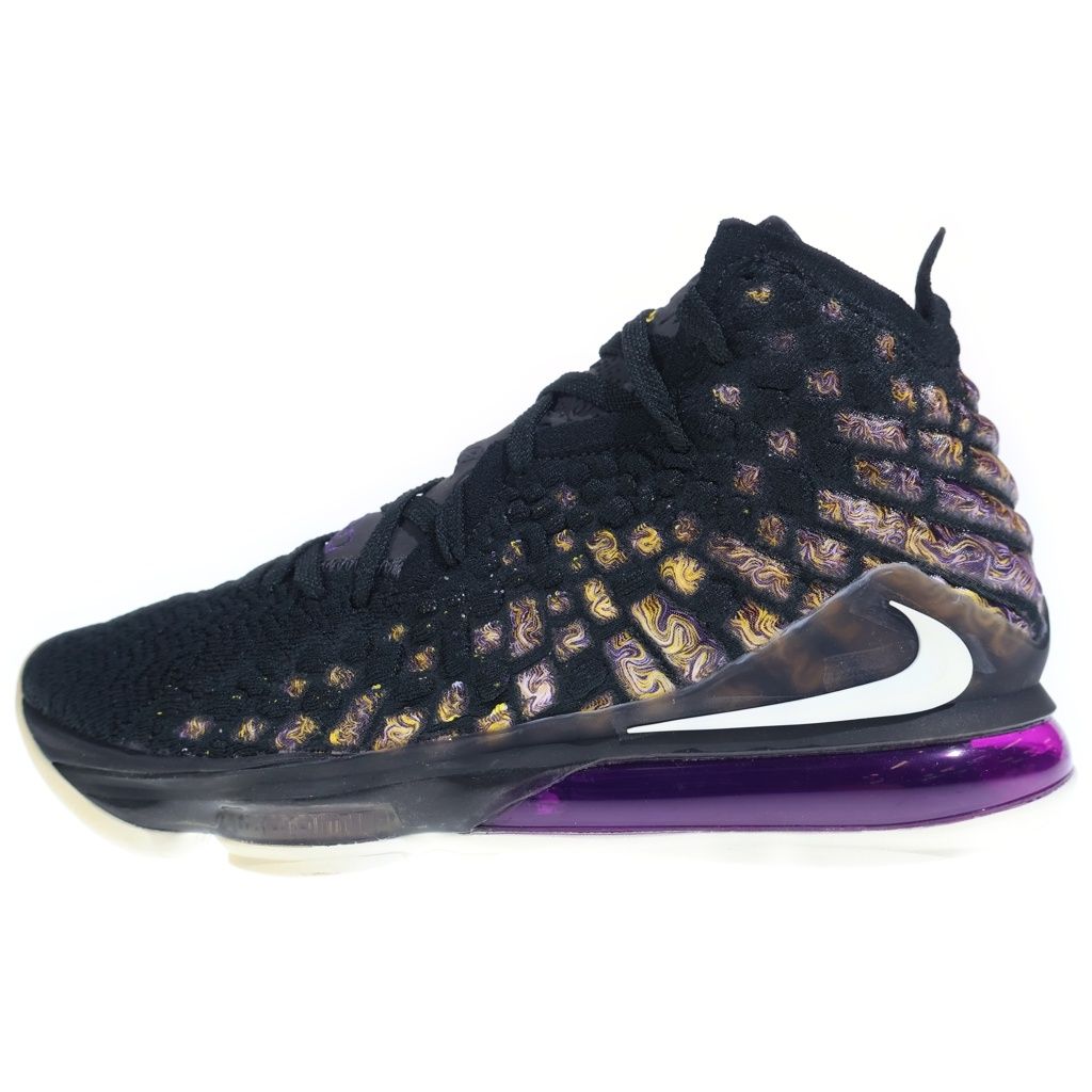 NIKE (ナイキ) LEBRON 17 BQ3177-004 レブロン17 ミッドカットスニーカー バスケットボール ブラック US9/27cm