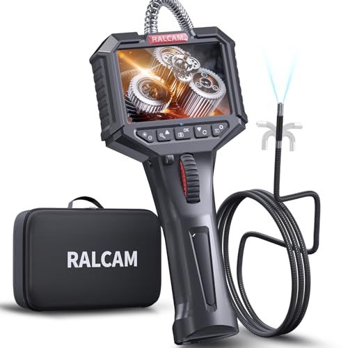 【新品】Ralcam 先端可動式ファイバースコープ 3.5インチIPSスクリーン内視鏡カメラ6.2mm直径工業内視鏡IP67防水検査カメラ 6つの調整可能なLEDライト自動車 精密機械 配管 排水口 自宅建築 年末掃除の点検 日本語対応 b4d9d18c
