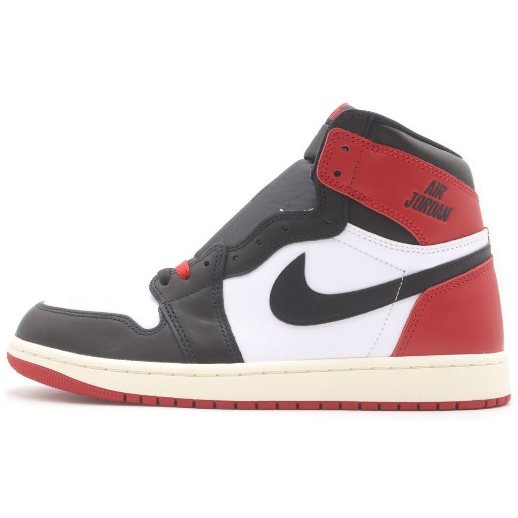 NIKE (ナイキ) AIR JORDAN 1 RETRO HIGH OG BLACK TOE REIMAGINED エアジョーダン1 ブラックトゥ つま黒 リイマジンド ハイカットスニーカー US10/28cm DZ5485-106