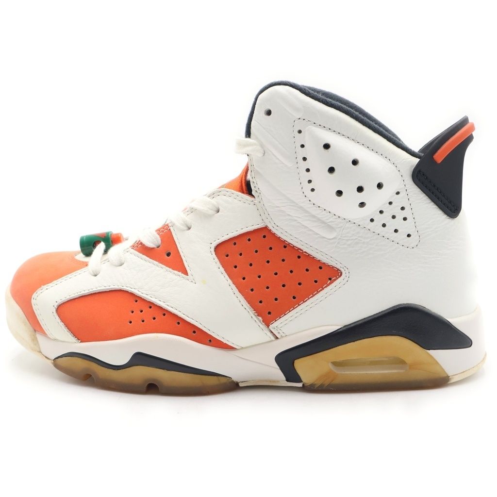 NIKE (ナイキ) AIR JORDAN 6 RETRO GATORADE 384664-145 エアジョーダン 6 レトロ ゲータレード ハイカットスニーカー ホワイト/オレンジ US8.5/26.5cm