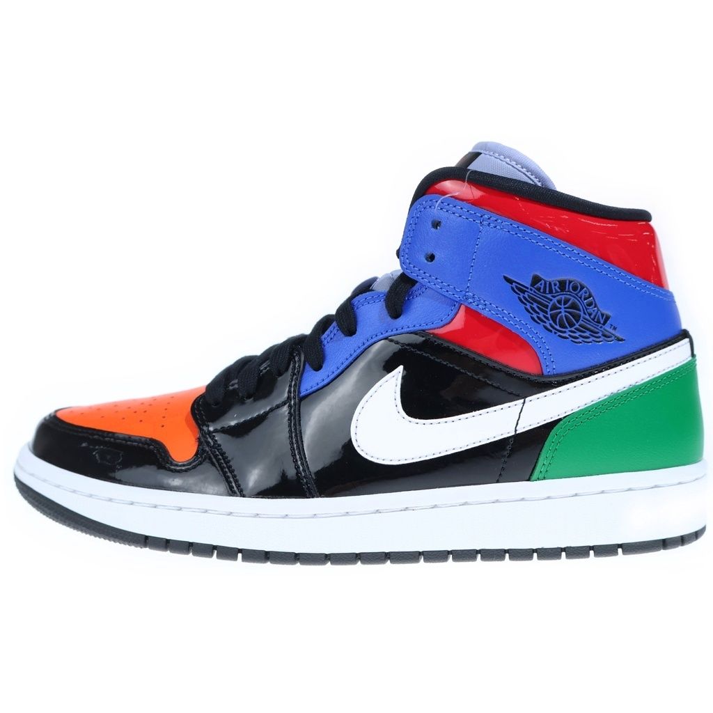 NIKE (ナイキ) WMNS AIR JORDAN 1 MID Multi Patent CV5276-001 ウィメンズ エアジョーダン1 ミッド マルチパテント マルチ US10/27cm 14,374円
