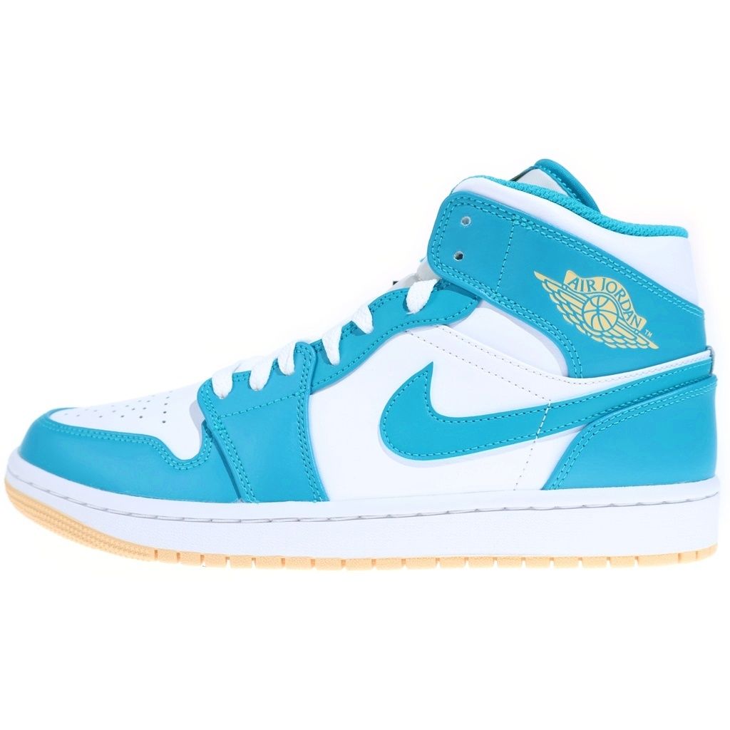 NIKE (ナイキ) AIR JORDAN 1 MID AQUATONE DQ8426-400 エアジョーダン1 ミッド アクアトーン ホワイト/ブルー US9/27cm
