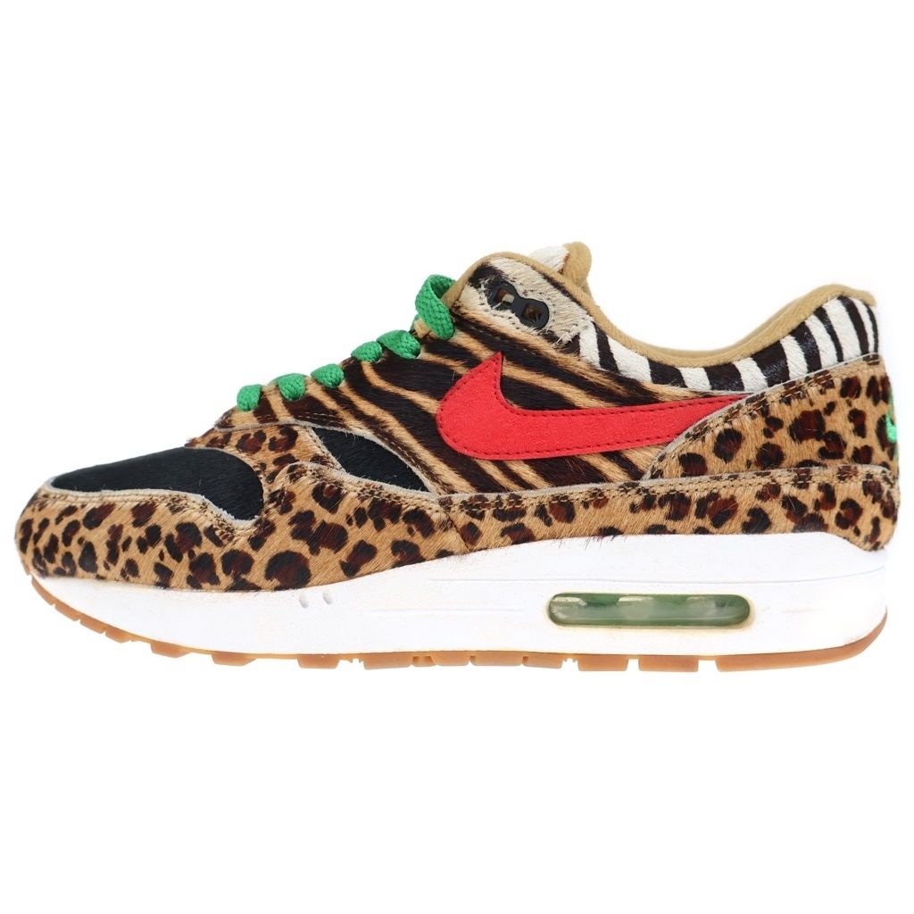NIKE (ナイキ) ×atmos × AIR MAX 1 DLX ANIMAL PACK/SAFARI AQ0928-700 アトモス エアマックス1 アニマルパック/サファリ ローカットスニーカー ブラウン US9/27cm