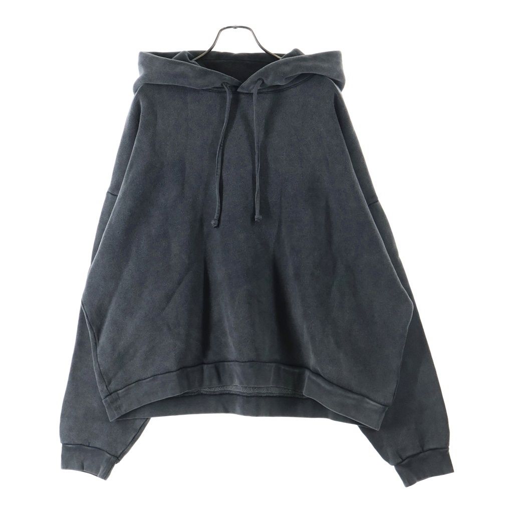 Acne Studios (アクネ ストゥディオズ) 25AW Back Logo Patch Hooded SweatShirt FN-UX-SWEA000019 バックロゴパッチ フーデッドスウェットシャツ スウェットパーカー グレー
