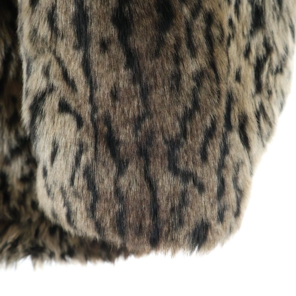 SUPREME (シュプリーム) 17AW×Schott Fur Peacoat Leopard ショット