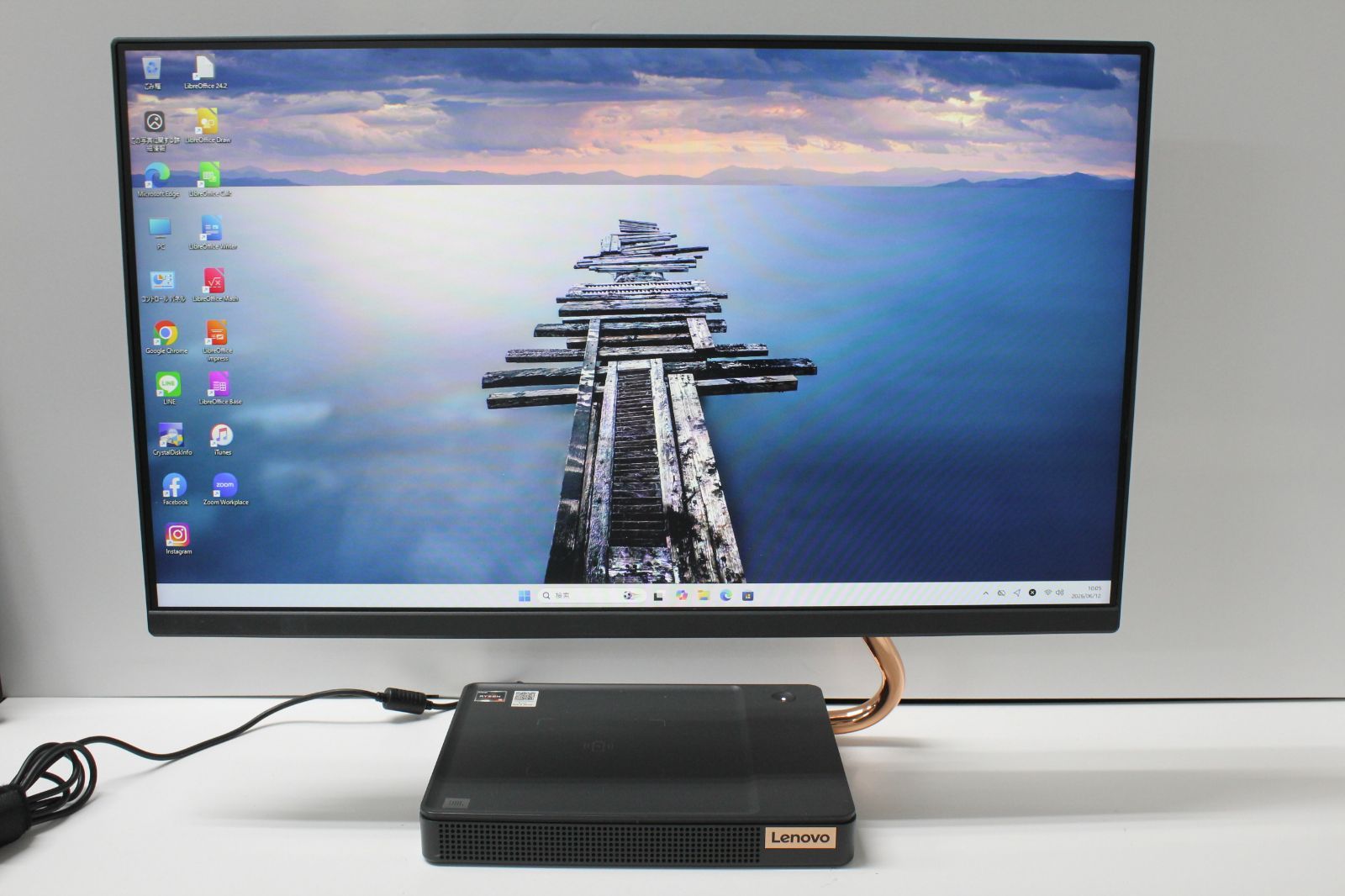 【中古一体型デスクトップPC】Lenovo〈IdeaCentre A540〉Ryzen 5/SSD512GB/メモリ8GB ④