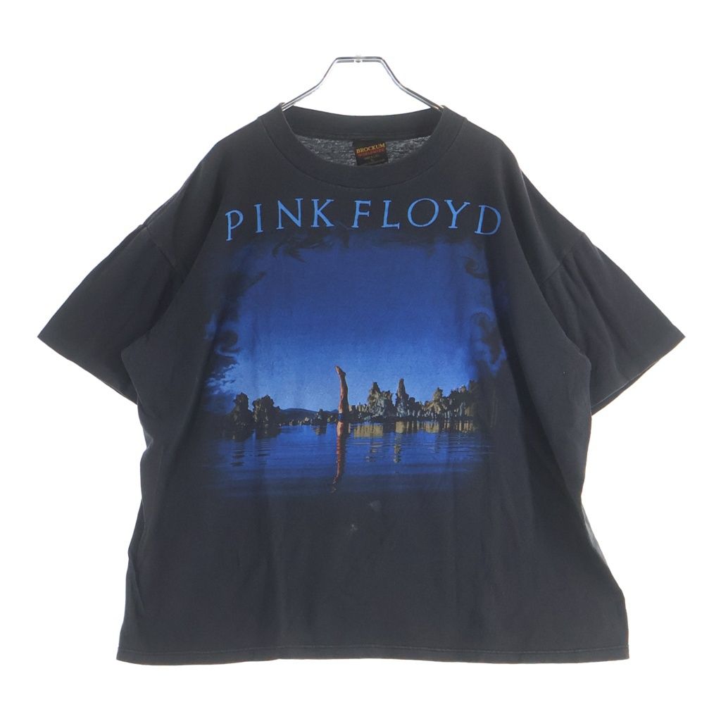 VINTAGE (ヴィンテージ) 90s PINKFLOYD WISH YOU WERE HERE ピンクフロイド 両面プリント 半袖Tシャツ カットソー ブラック