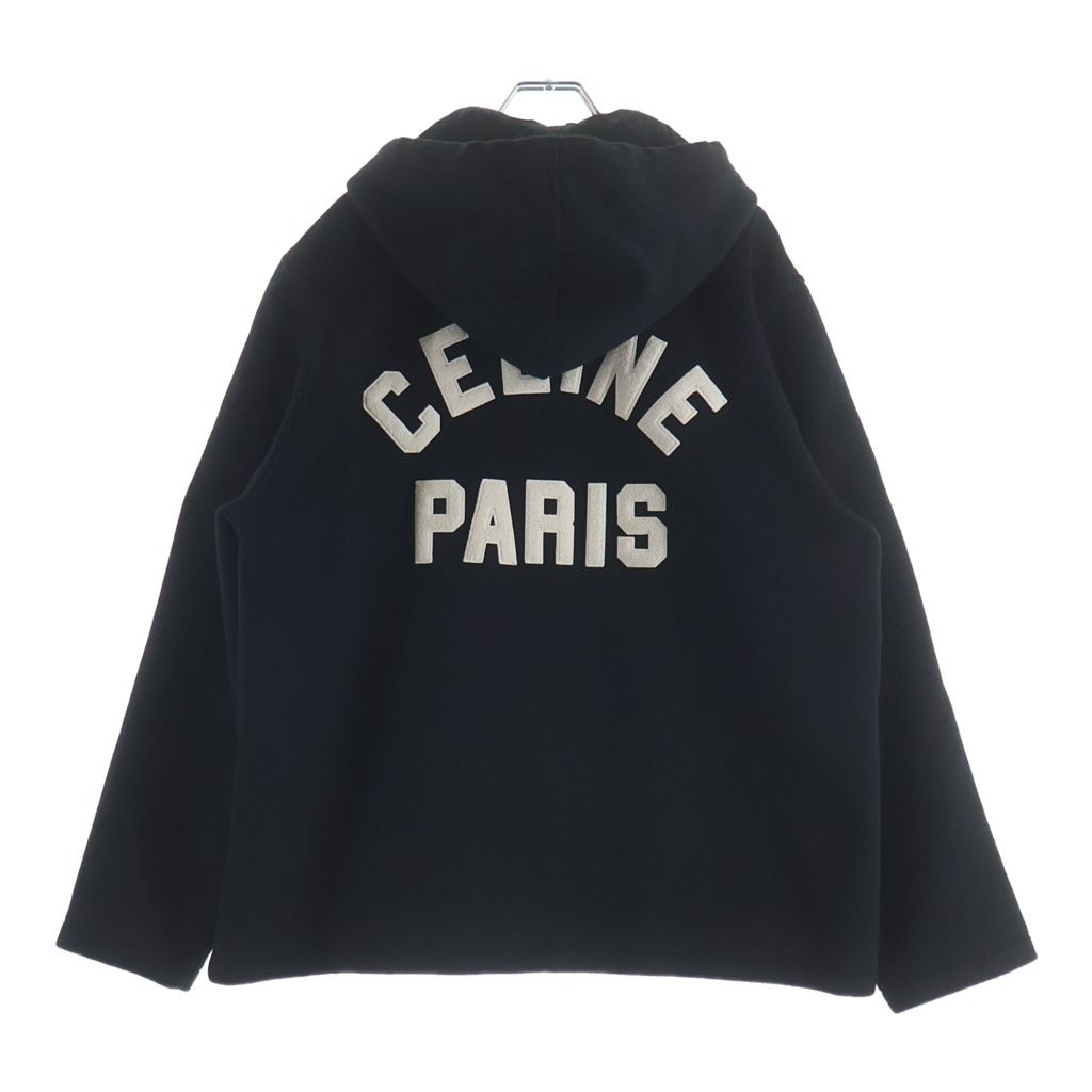 CELINE　22aw　ダブルジャケット　44 CELINE (セリーヌ) 22AW ロゴワッペンフードジャケット ブルゾン
