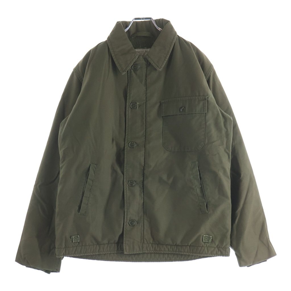 VINTAGE ヴィンテージ 80S VINTAGE A-2 DECK JKT US NAVY ユーエスネイビー ヴィンテージ デッキジャケット カーキ 8415-00-753-5612 VINTAGE (ヴィンテージ) 80S VINTAGE A-2 DECK JKT US NAVY ユーエス
