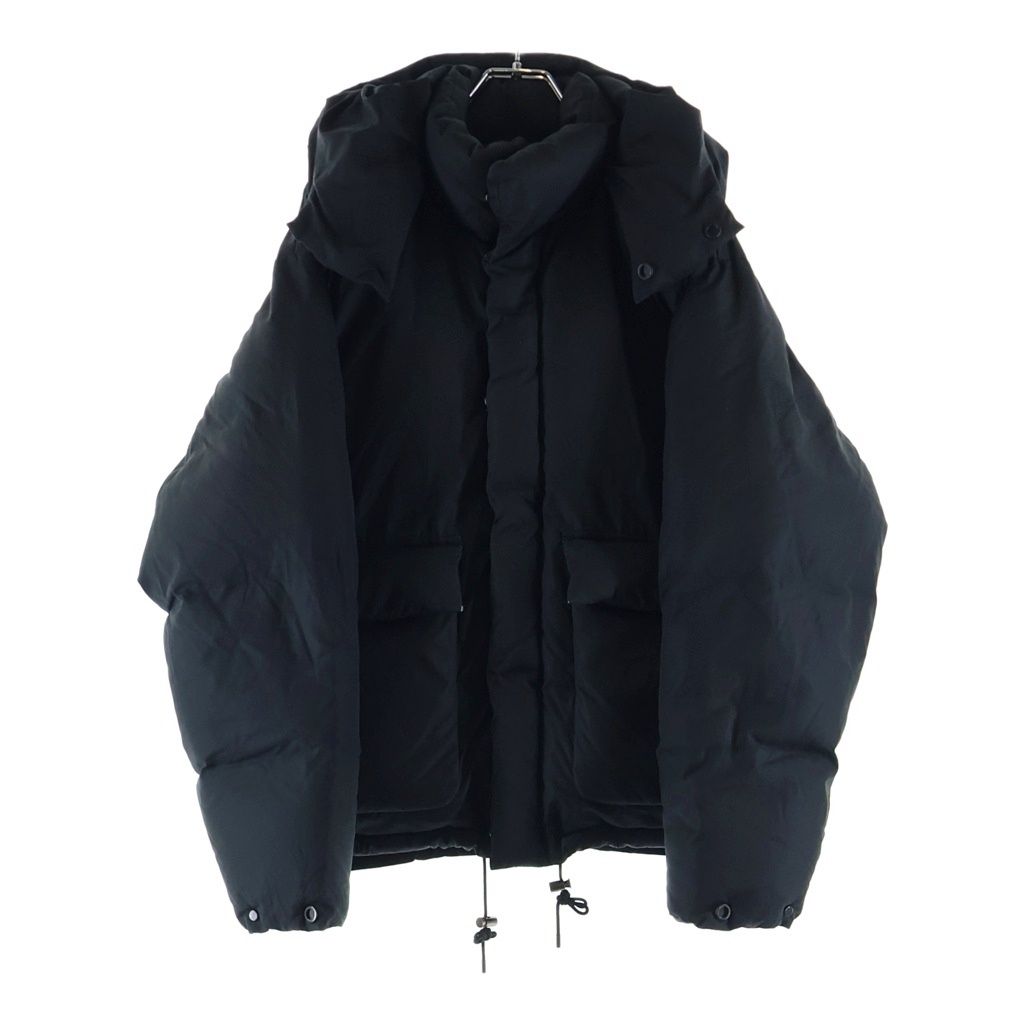AURALEE (オーラリー) SUVIN HIGH COUNT CLOTH DOWN JACKET スビン ハイ カウント クロス ジップアップ ダウンジャケット ブラック A20AB01SV