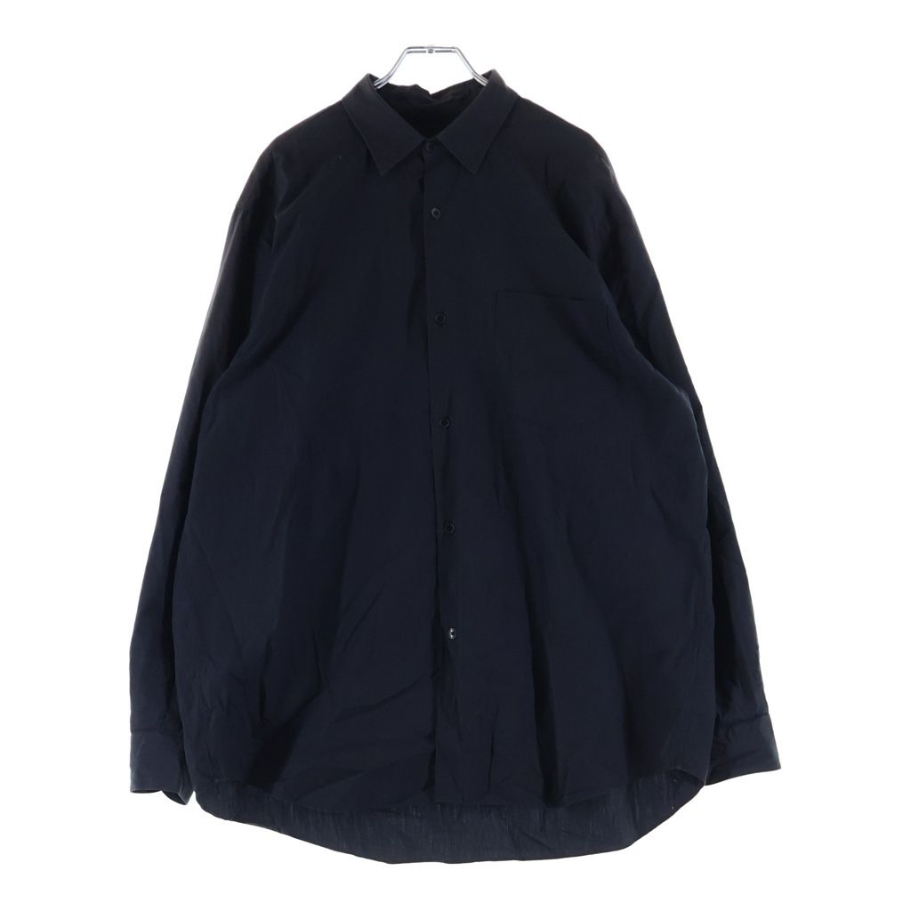 COMOLI (コモリ) 20SS COMOLI SHIRTS コモリシャツ コットン 長袖シャツ ブラック R01-02001