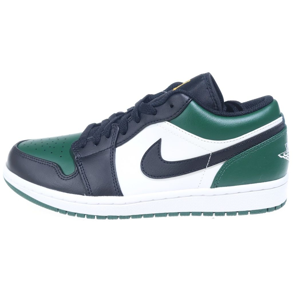 NIKE (ナイキ) AIR JORDAN 1 LOW GREEN TOE エアジョーダン 1 ローカットスニーカー グリーン/ブラック US8/26cm 553558-371