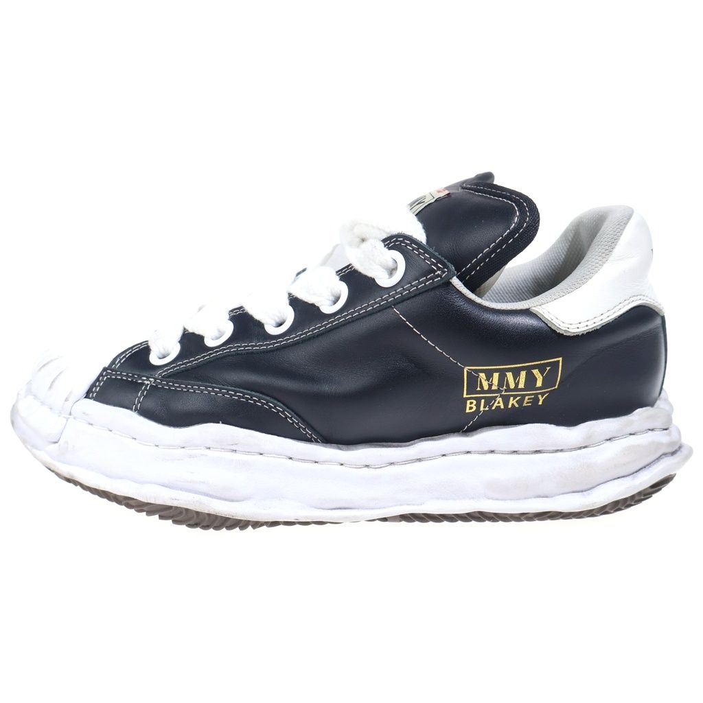 MIHARA YASUHIRO (ミハラヤスヒロ) BLAKEY PUFFER LOW ブレイキー パッファーレザーローカットスニーカー ブラック A12FW723