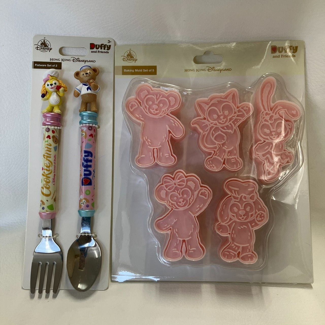 新品・未使用】香港ディズニーランド クッキー型 スプーン フォーク