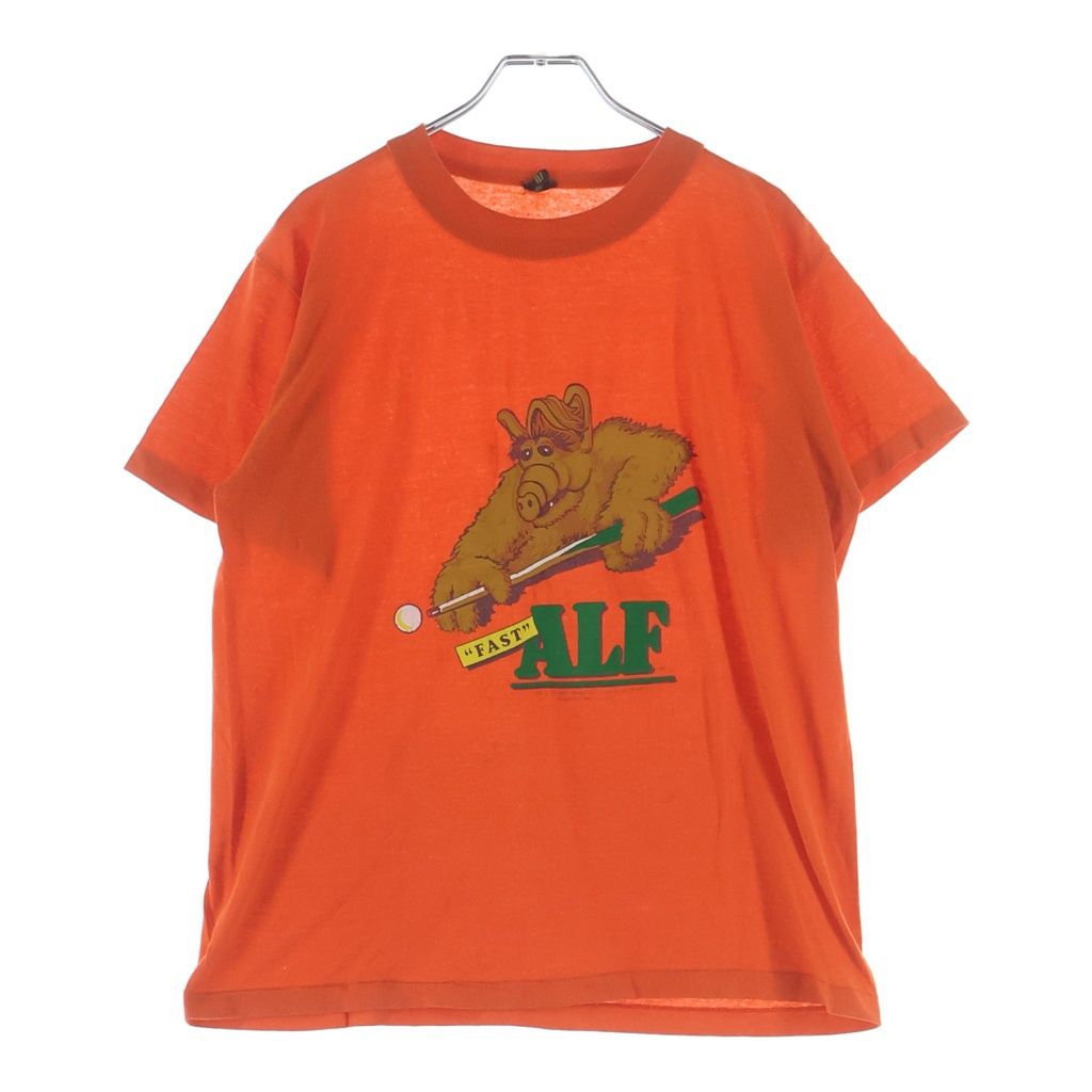 VINTAGE (ヴィンテージ) 80S VINTAGE FAST ALF S/S TEE ヴィンテージ アルフ フロントプリントTシャツ 半袖クルーネックカットソー オレンジ