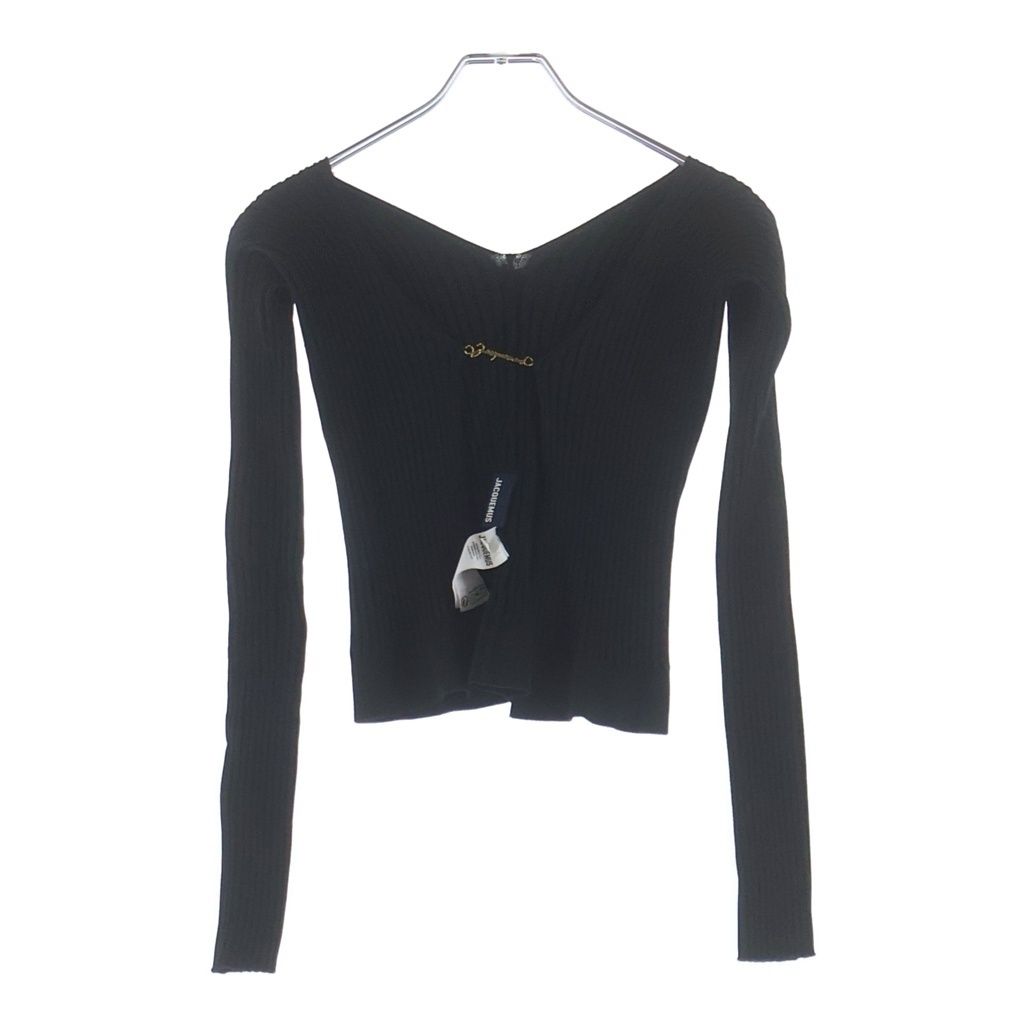 JACQUEMUS (ジャックムス) La Maille Pralu カーディガン ブラック #36