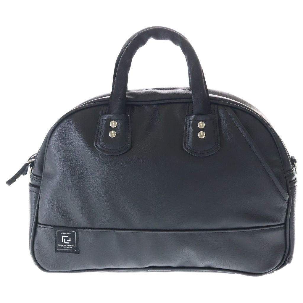 RAMIDUS (ラミダス) ×MIASON SPECIAL Collaboration 2WAY Boston Bag PVC メゾンスペシャル コラボレーション 2WAY ボストンバッグ ブラック
