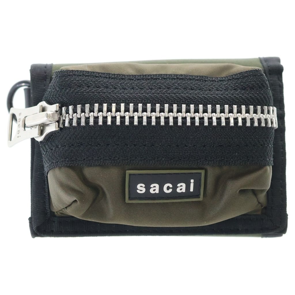Sacai (サカイ) 26SS Pocket Trifold Wallet ポケット トリフォールド ウォレット カーキ 26-01107S 19,721円