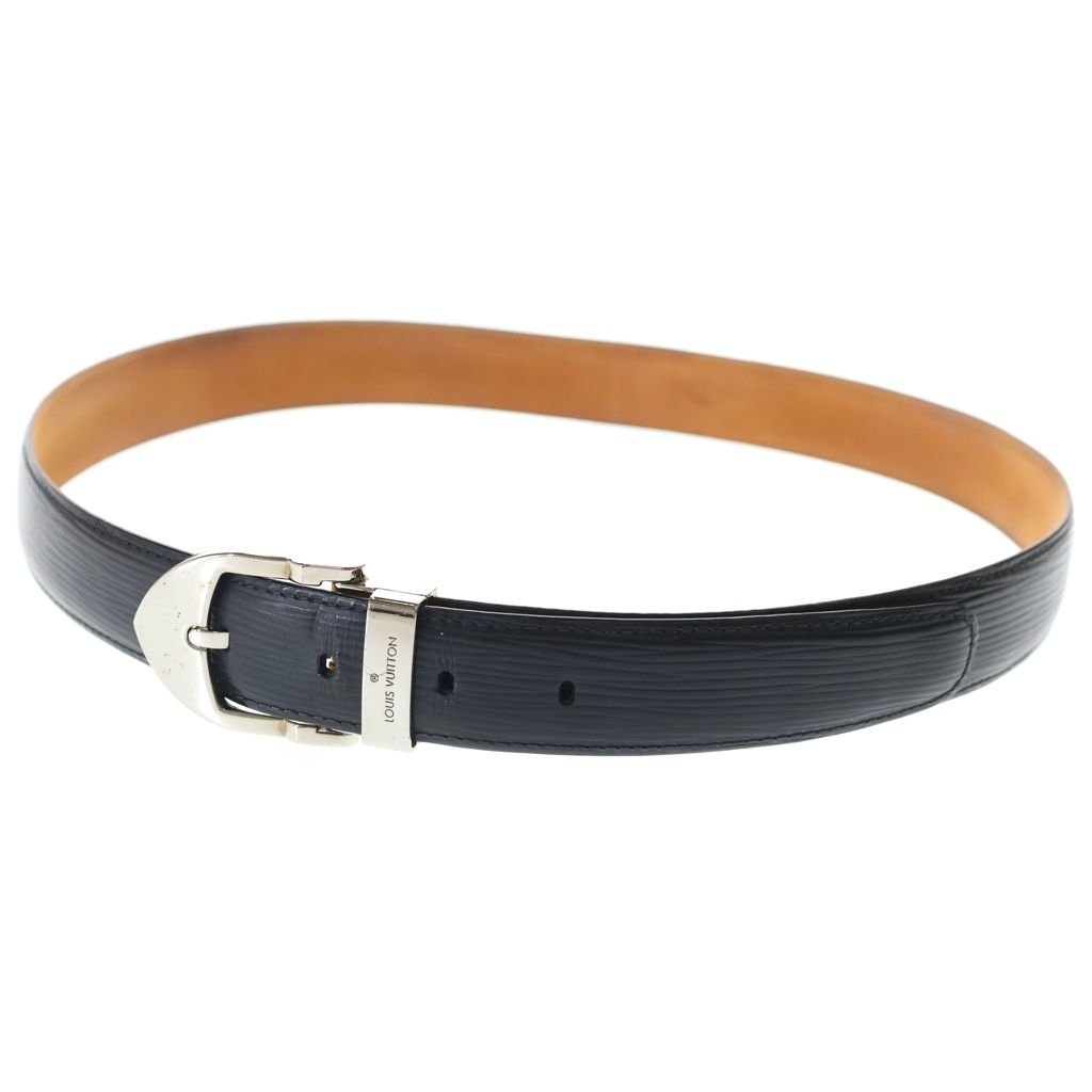 LOUIS VUITTON (ルイヴィトン) エピ サンチュール クラシック レザーベルト ブラック M6833 CT1162
