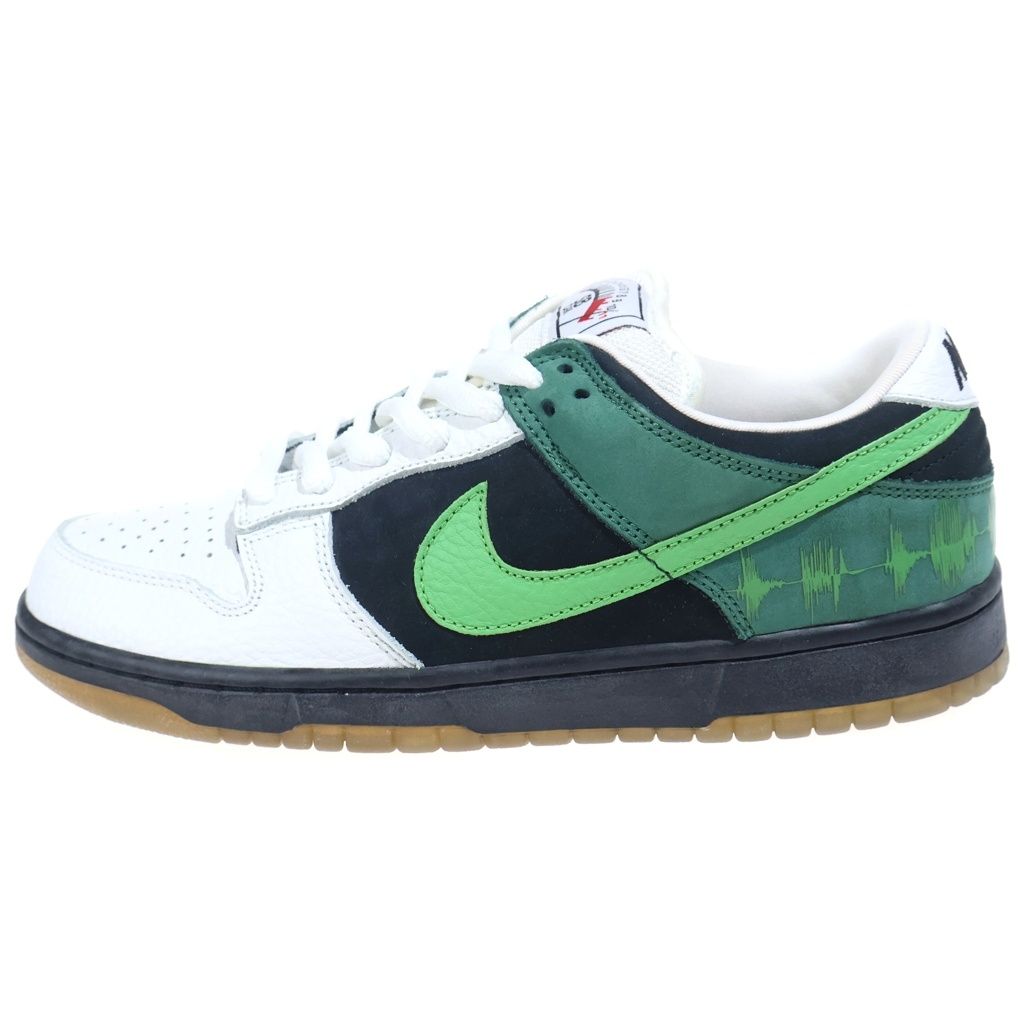 NIKE SB (ナイキエスビー) 【観賞用 2007年製】DUNK LOW PREMIUM C&K 313170-031 ダンク シーアンドケイ ローカットスニーカー US9/27.0cm ブラック/ホワイト/グリーン
