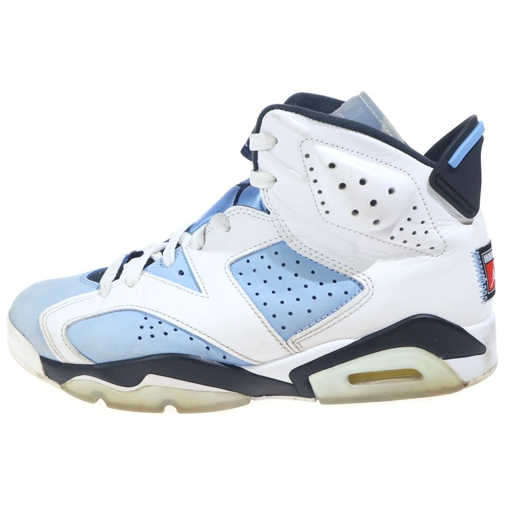NIKE (ナイキ) AIR JORDAN6 RETRO UNC CT8529-410 エアジョーダン6 ハイカットスニーカー US9/27.0cm ブルー/ホワイト