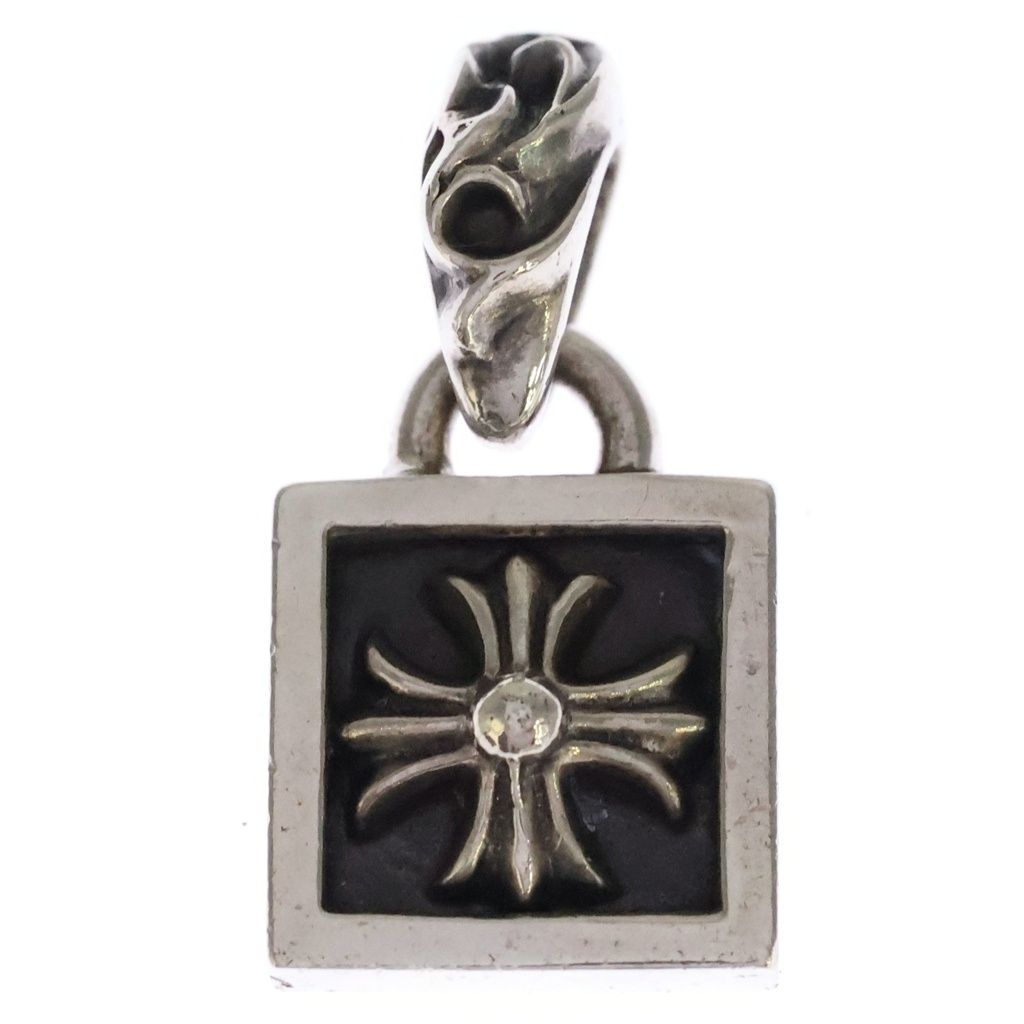 CHROME HEARTS (クロムハーツ) FRAMED CH PLUS フレームドCHプラス チャーム ペンダントトップ シルバー BCA271
