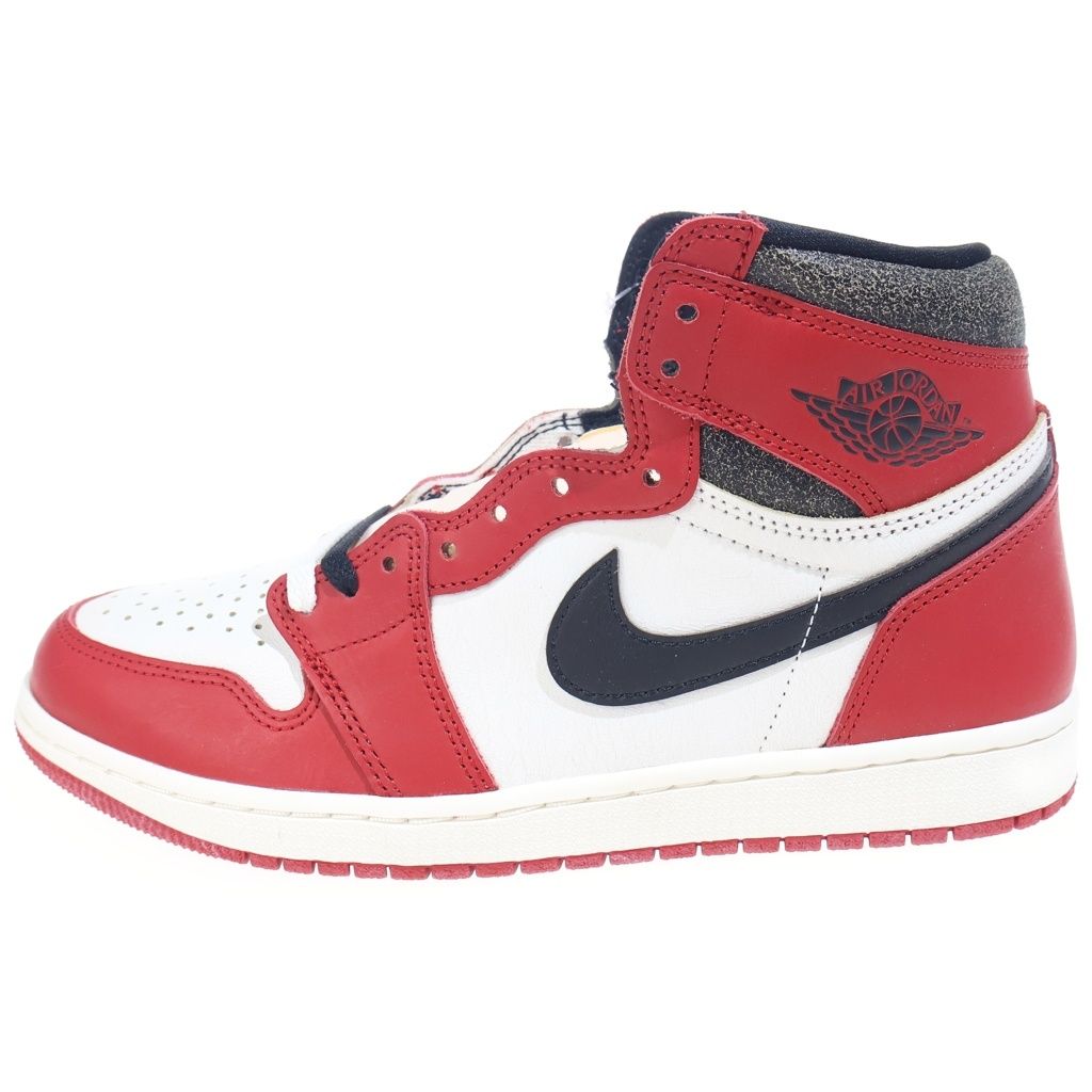 NIKE (ナイキ) AIR JORDAN 1 HIGH OG DZ5485-612 エアジョーダン1 OG ロスト&ファウンド シカゴ ハイカットスニーカー ホワイト/レッド US9.5/27.5cm