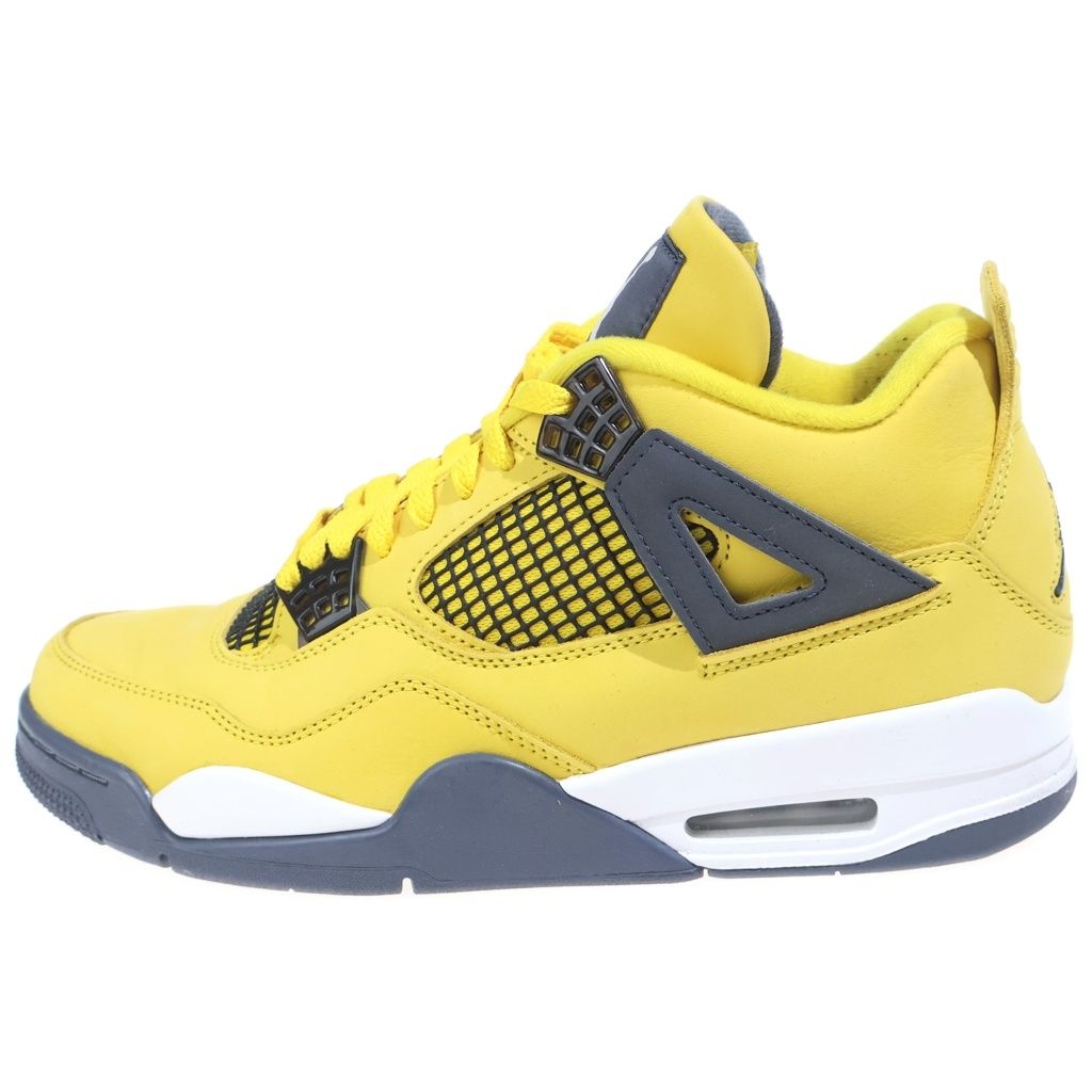 NIKE (ナイキ) AIR JORDAN 4 RETRO TOUR YELLOW CT8527-700 エアジョーダン 4 レトロ ハイカットスニーカー ツアーイエロー US9.5/27.5cm