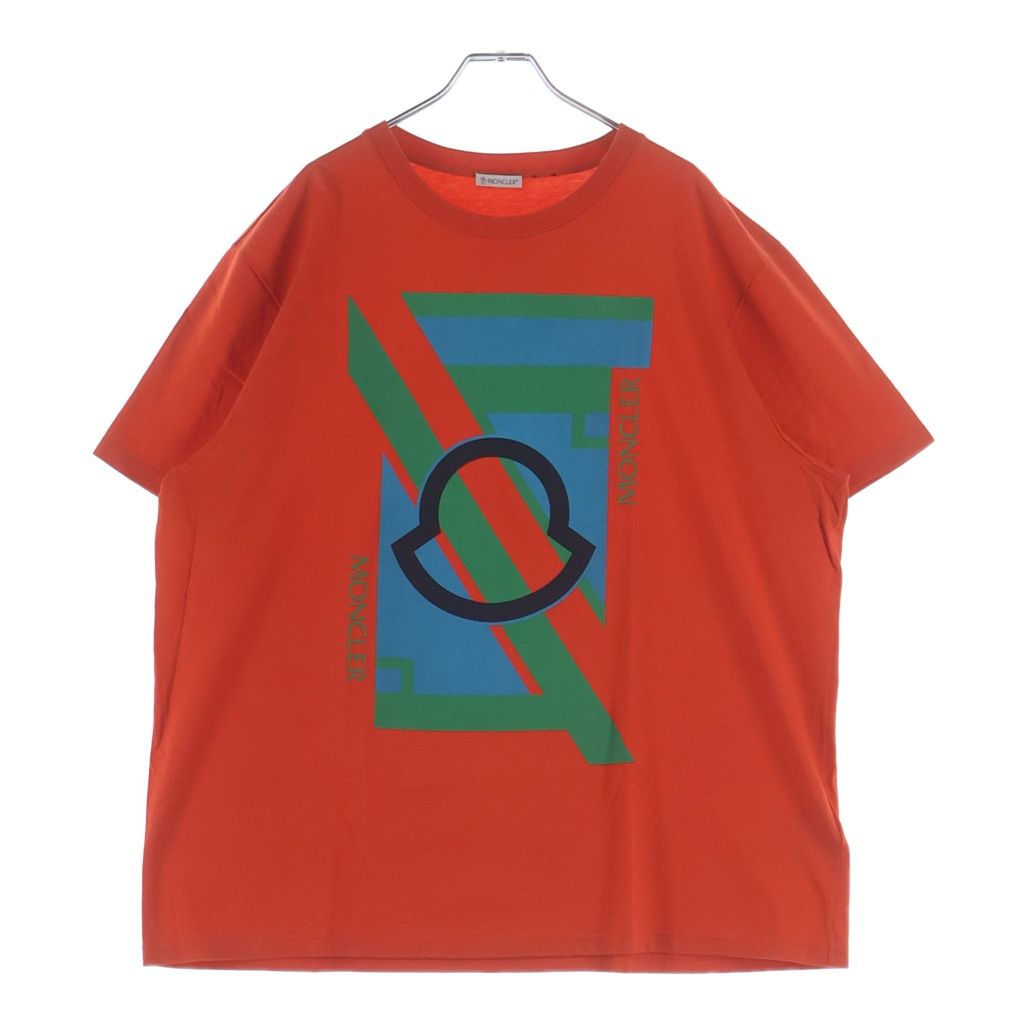 MONCLER (モンクレール) 19SS ×CRAIG GREEN クレイグ グリーン グラフィックプリント クルーネック 半袖Tシャツ カットソー オレンジ E109H8002550