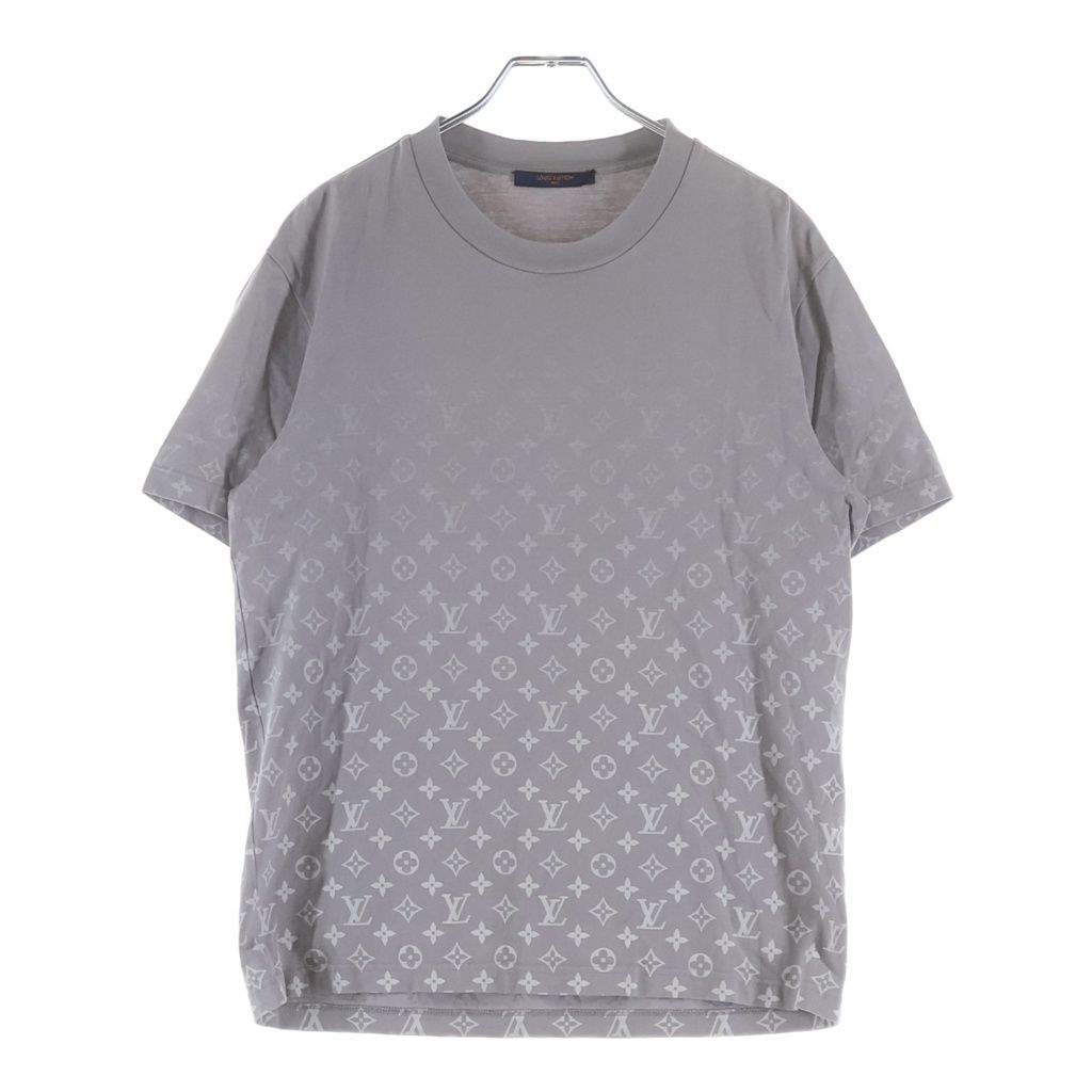 LOUIS VUITTON (ルイヴィトン) 21SS グラディエントモノグラム グラデーション クルーネック 半袖Tシャツカットソー グレー RM211Q NPG HKY42W