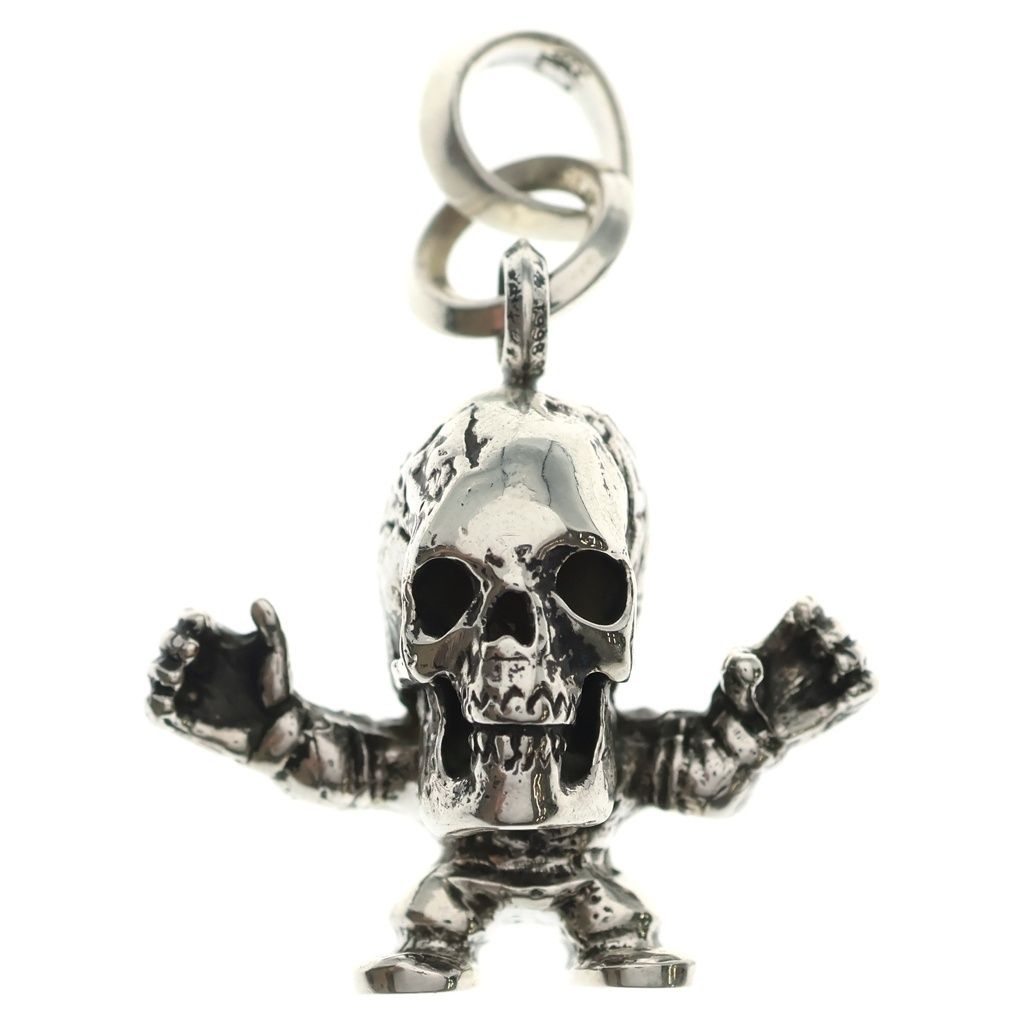 CHROME HEARTS (クロムハーツ) FOTI HARRIS TEETER W BALE フォティハリスティーターベイル ペンダント シルバーネックレストップ