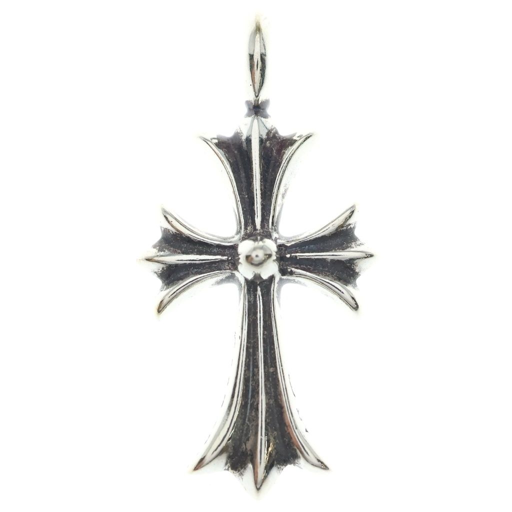 CHROME HEARTS (クロムハーツ) TNY CRSF P/DIA タイニーファットクロス PAVEダイヤ ペンダントトップ シルバー BCA323