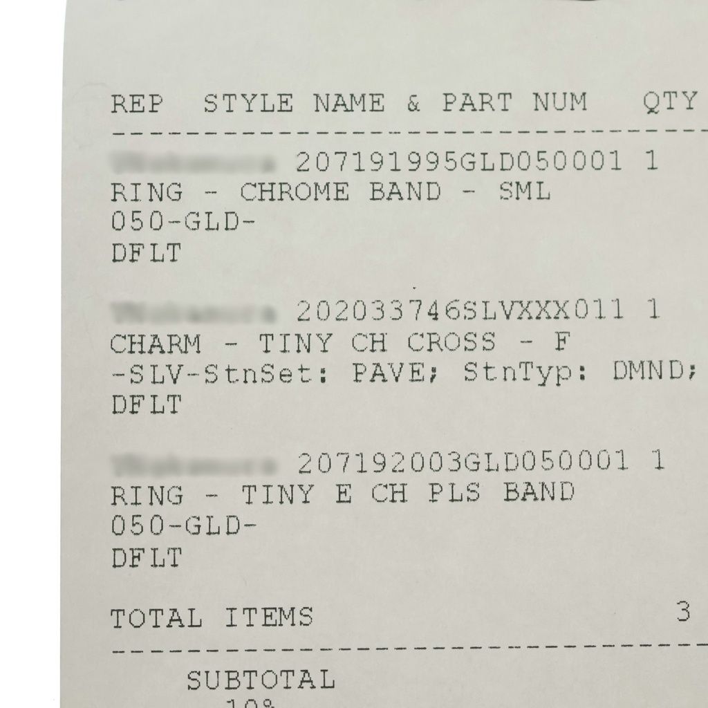 CHROME HEARTS (クロムハーツ) TNY CRSF P/DIA タイニーファットクロス PAVEダイヤ ペンダントトップ シルバー BCA323