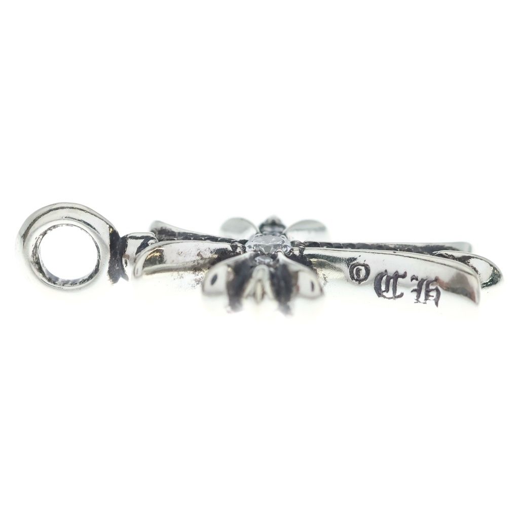 CHROME HEARTS (クロムハーツ) TNY CRSF P/DIA タイニーファットクロス PAVEダイヤ ペンダントトップ シルバー BCA323