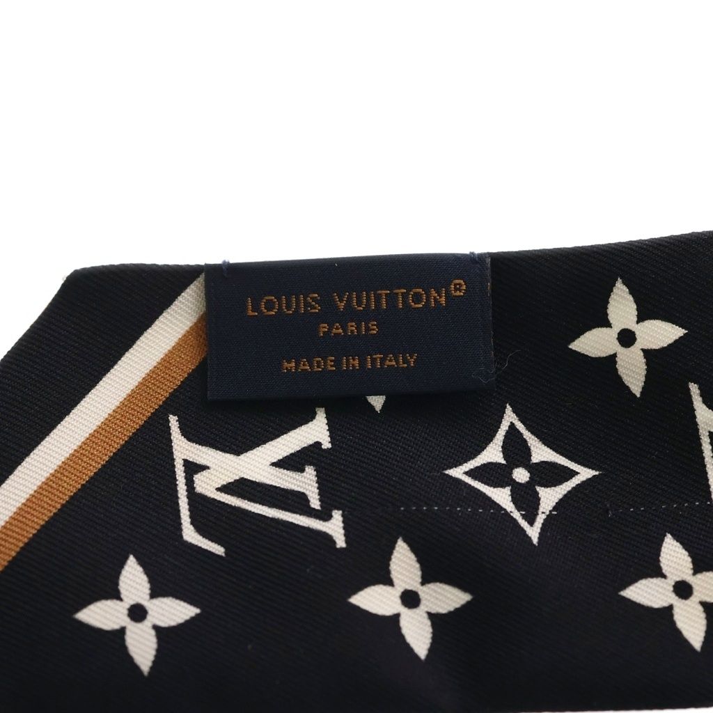 LOUIS VUITTON (ルイヴィトン) バンドーBB LVボウ スカーフ ブラック